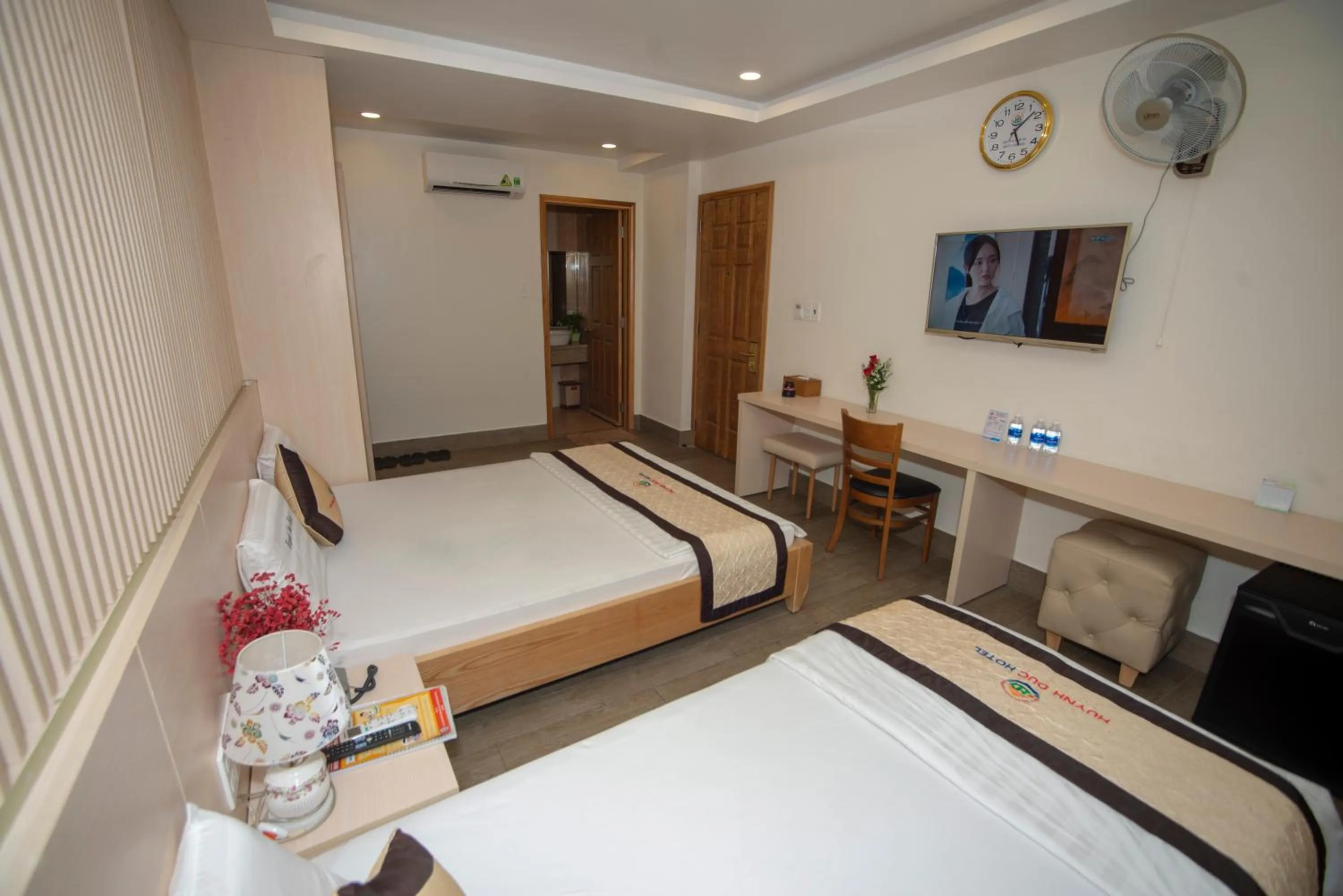 Bed in Huynh Duc 2 Hotel