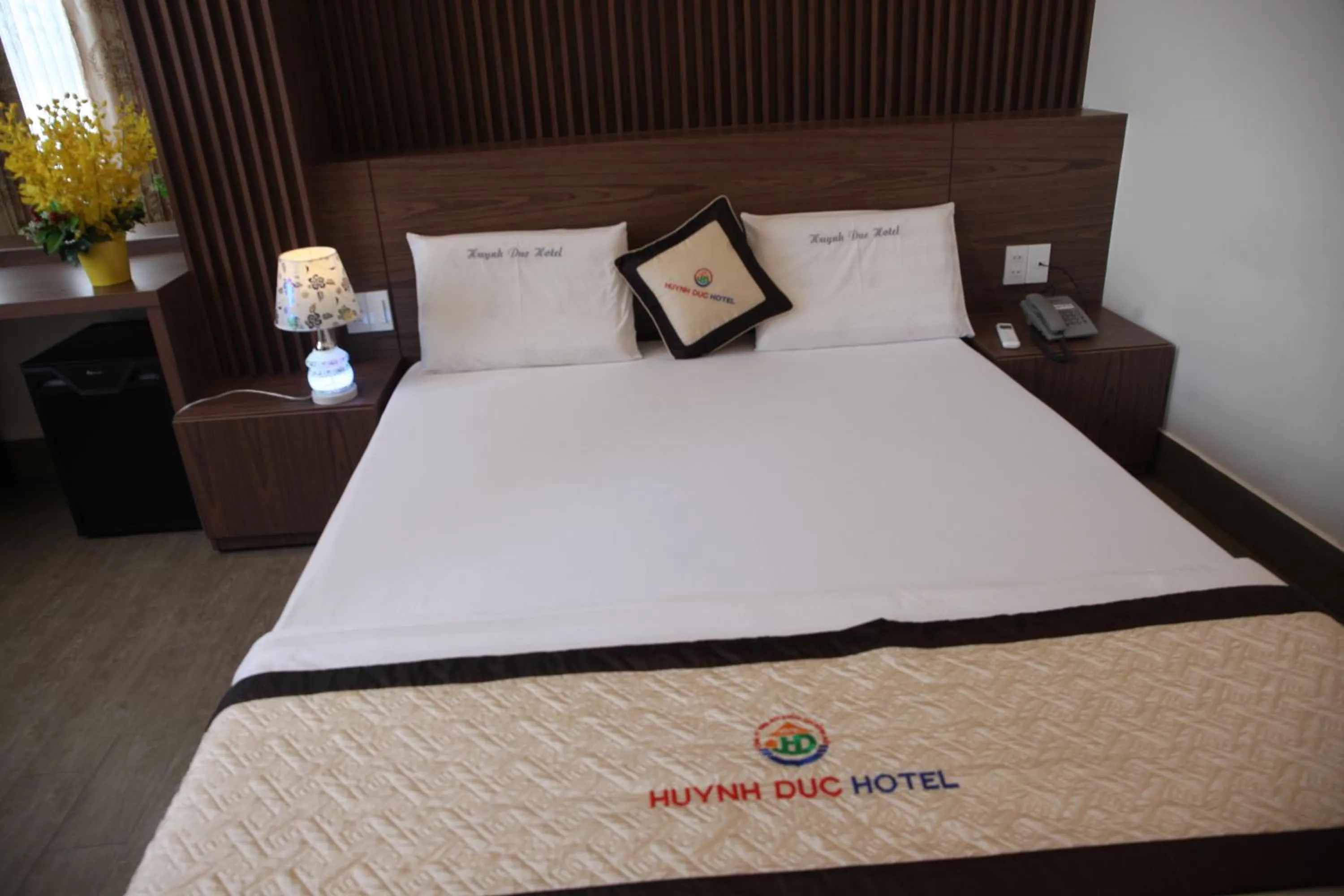 Bed in Huynh Duc 2 Hotel