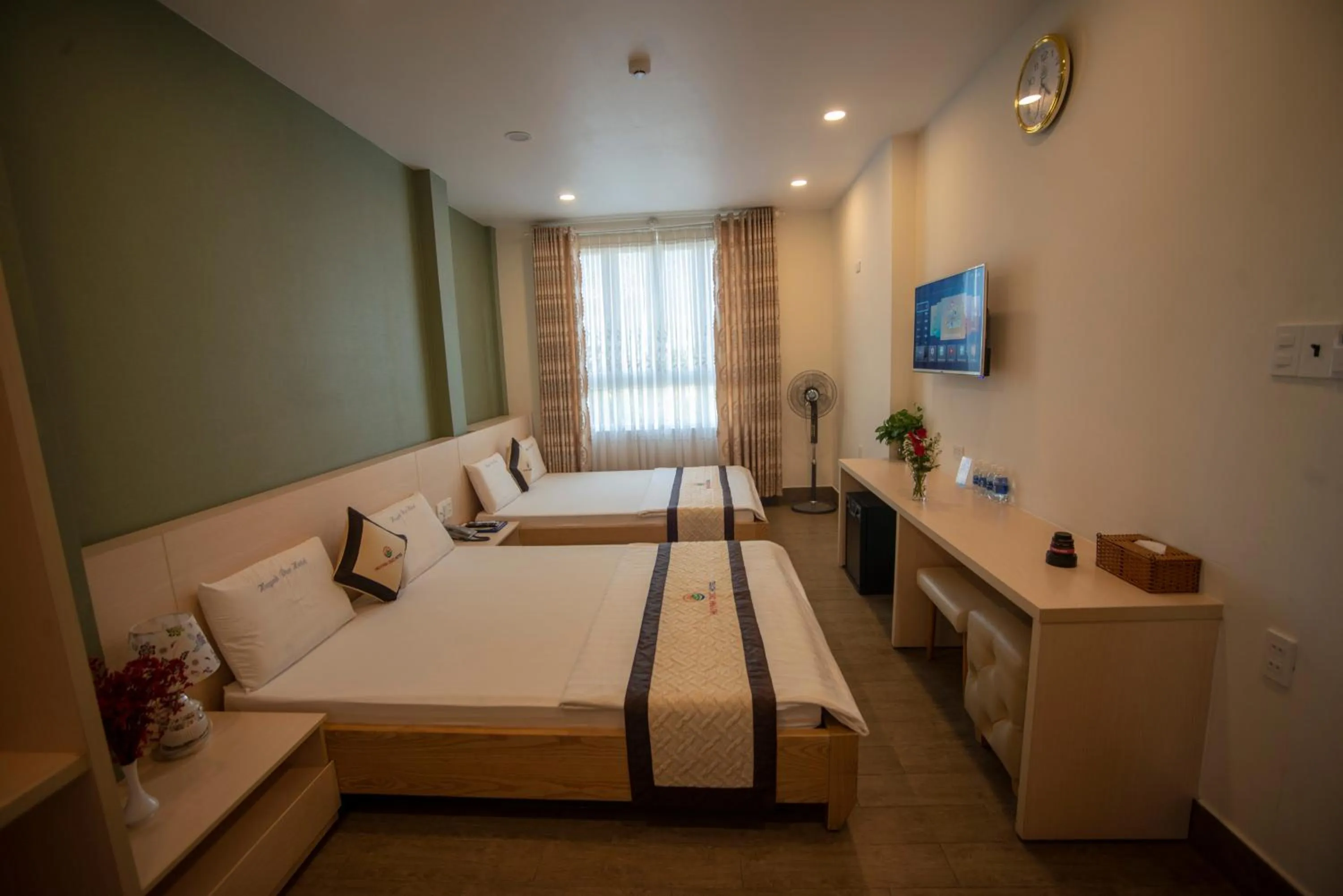 Bed in Huynh Duc 2 Hotel