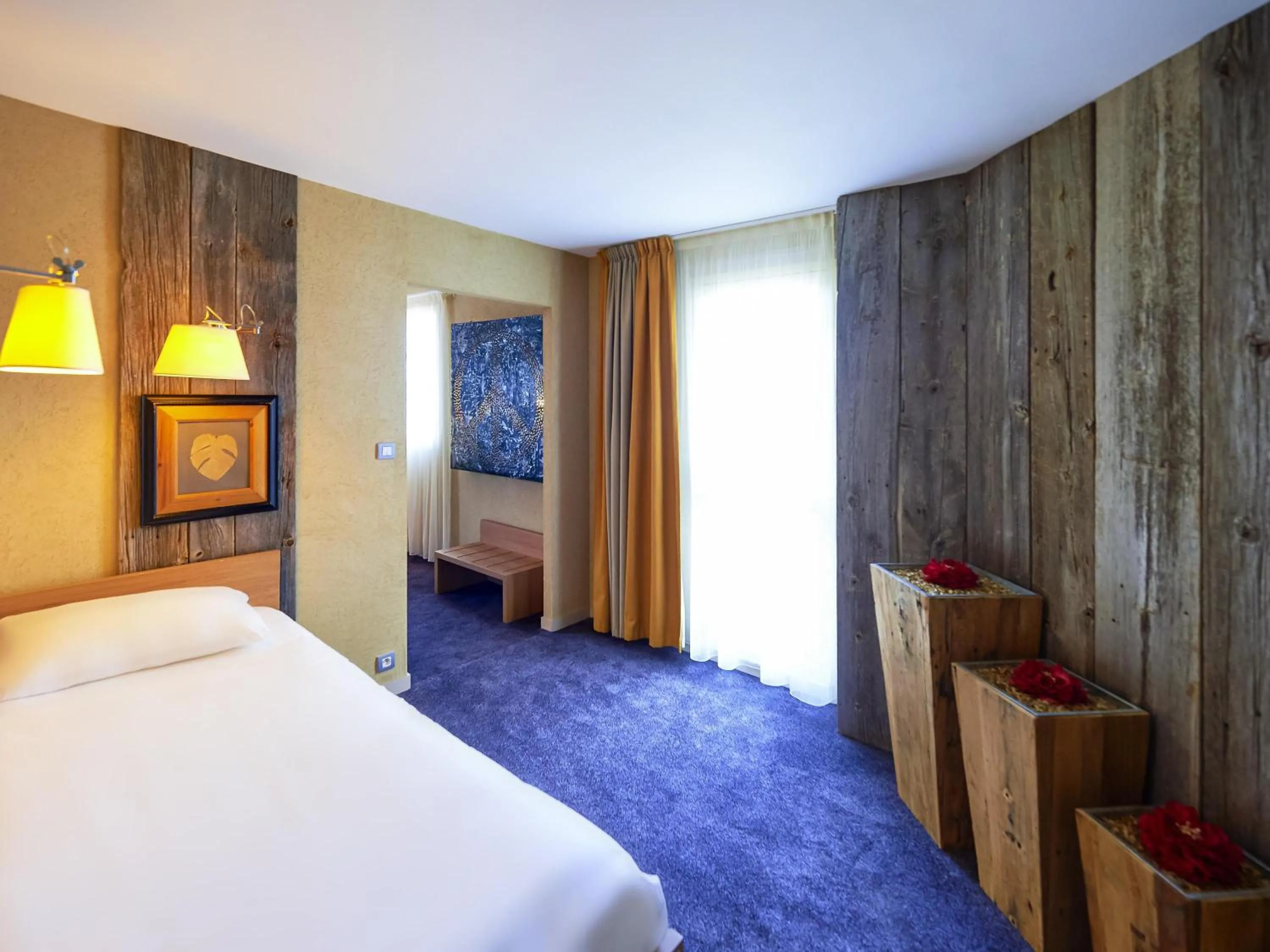 Bedroom, Bed in ibis Styles Cholet