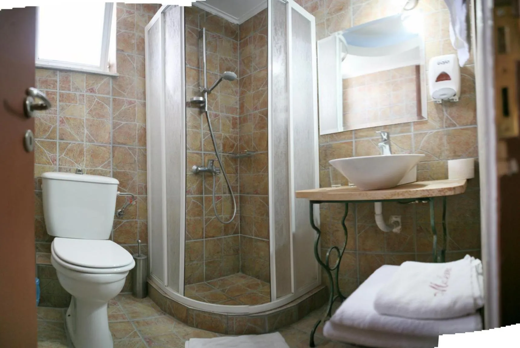 Bathroom in Malemi Organic Hotel