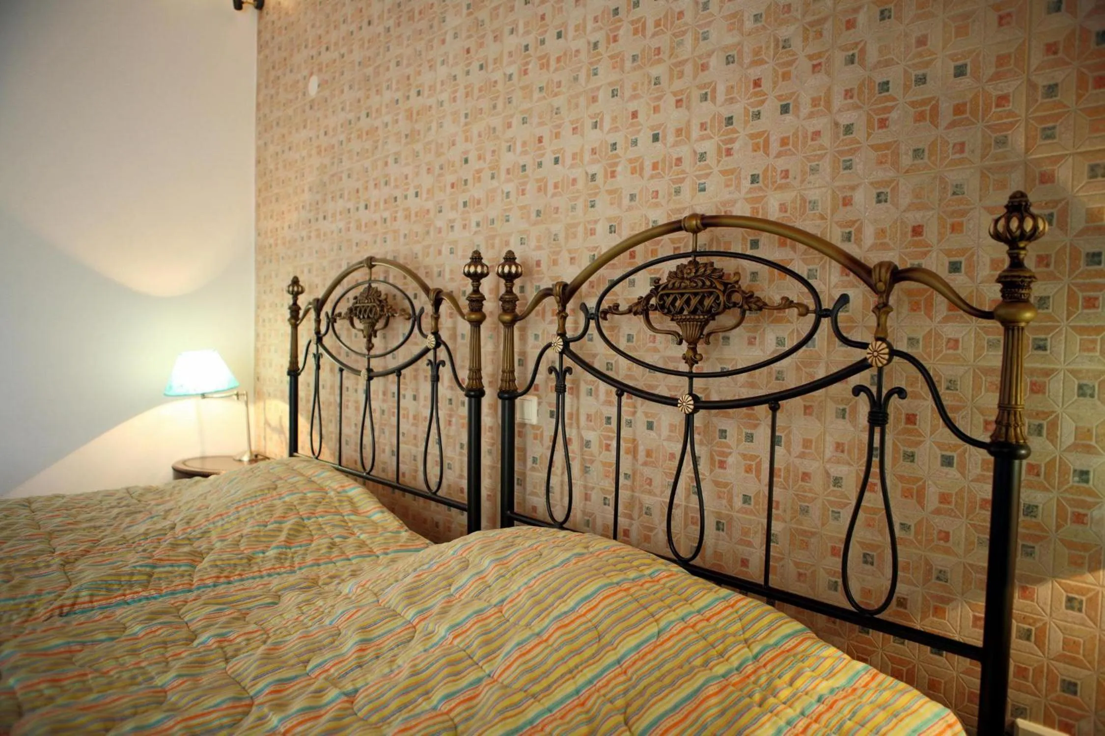 Bed in Malemi Organic Hotel