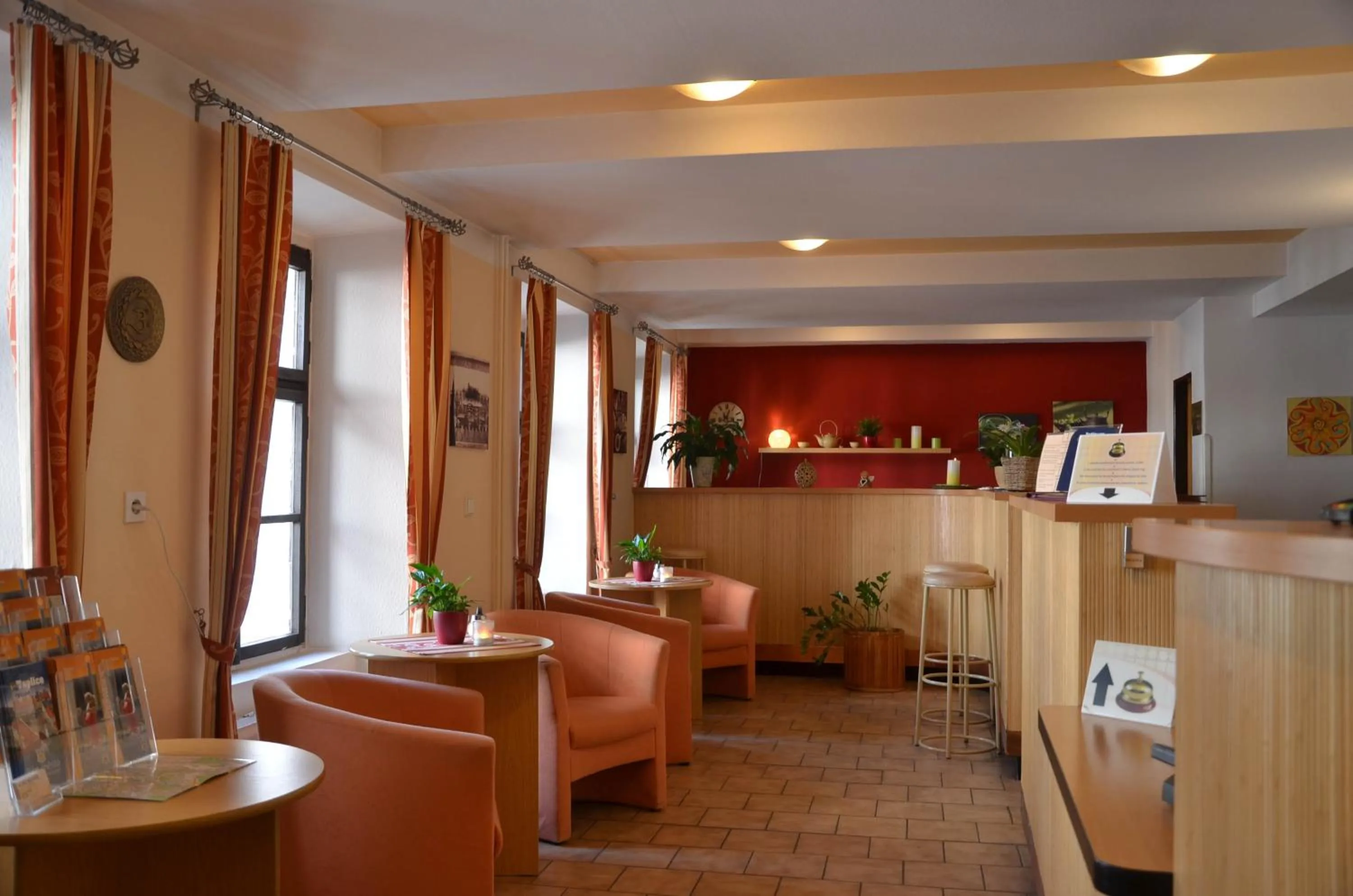 Lobby or reception in Hotel Paradies