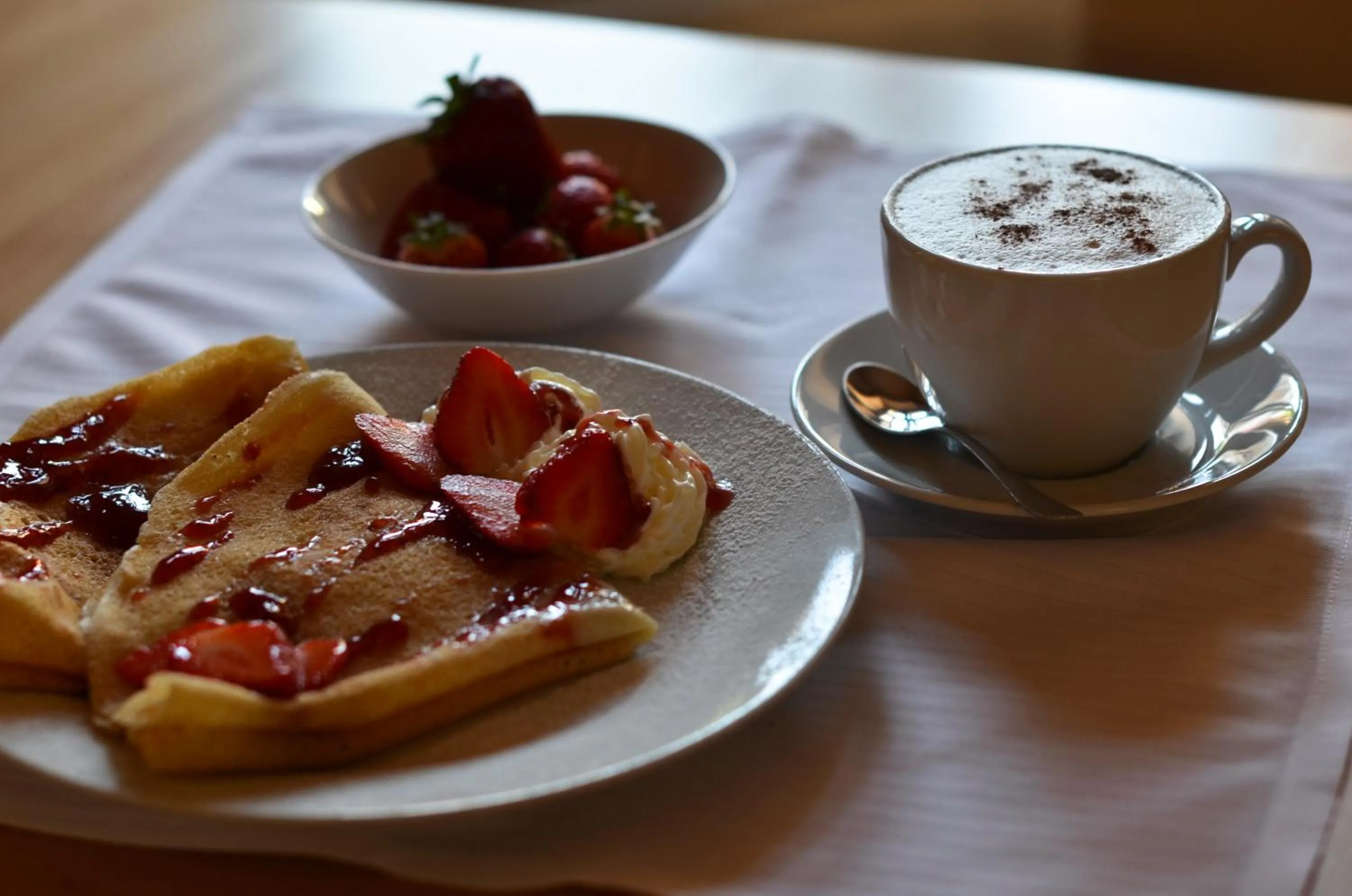 Buffet breakfast in Hotel Paradies