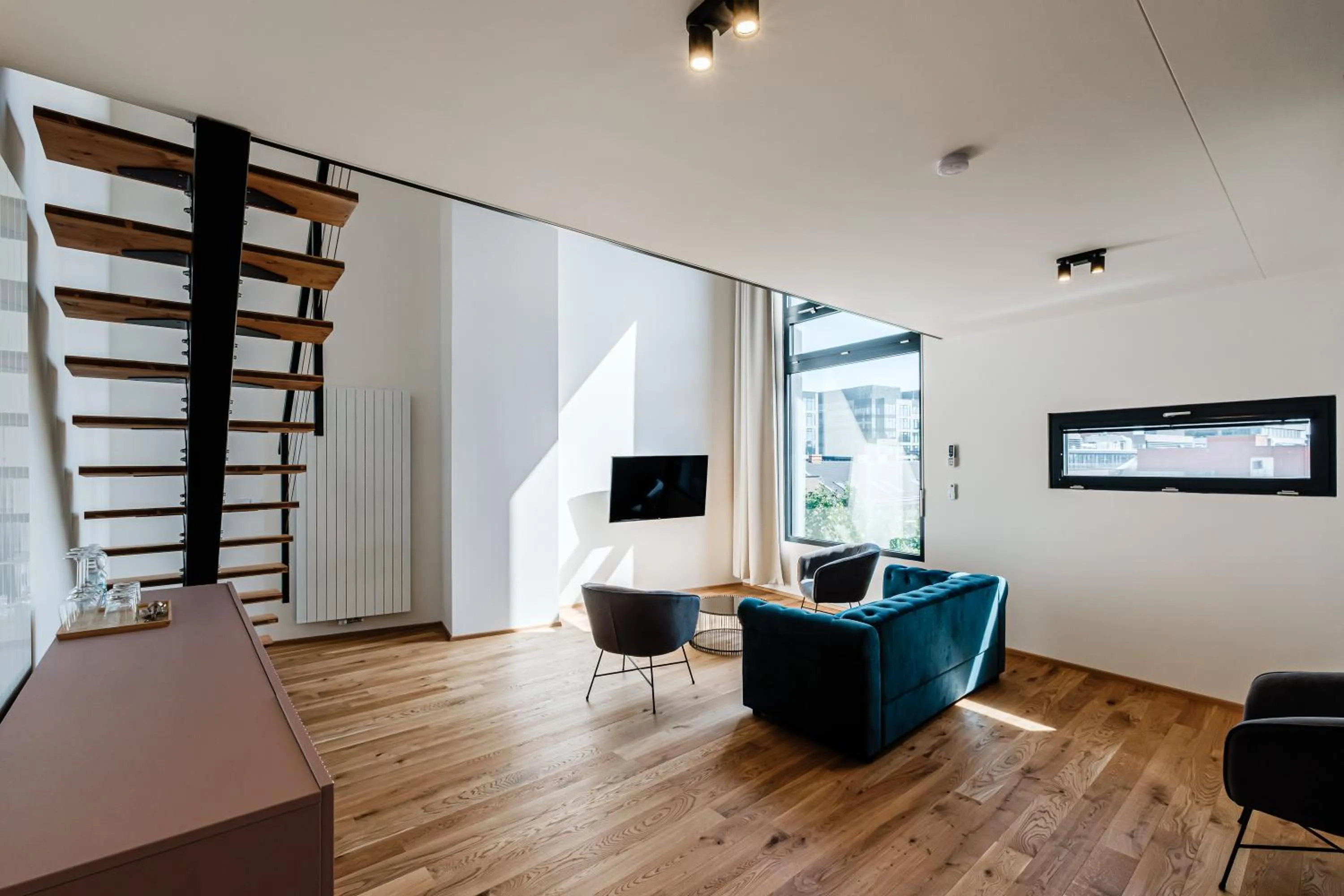 Living room in VV hotel & apartments