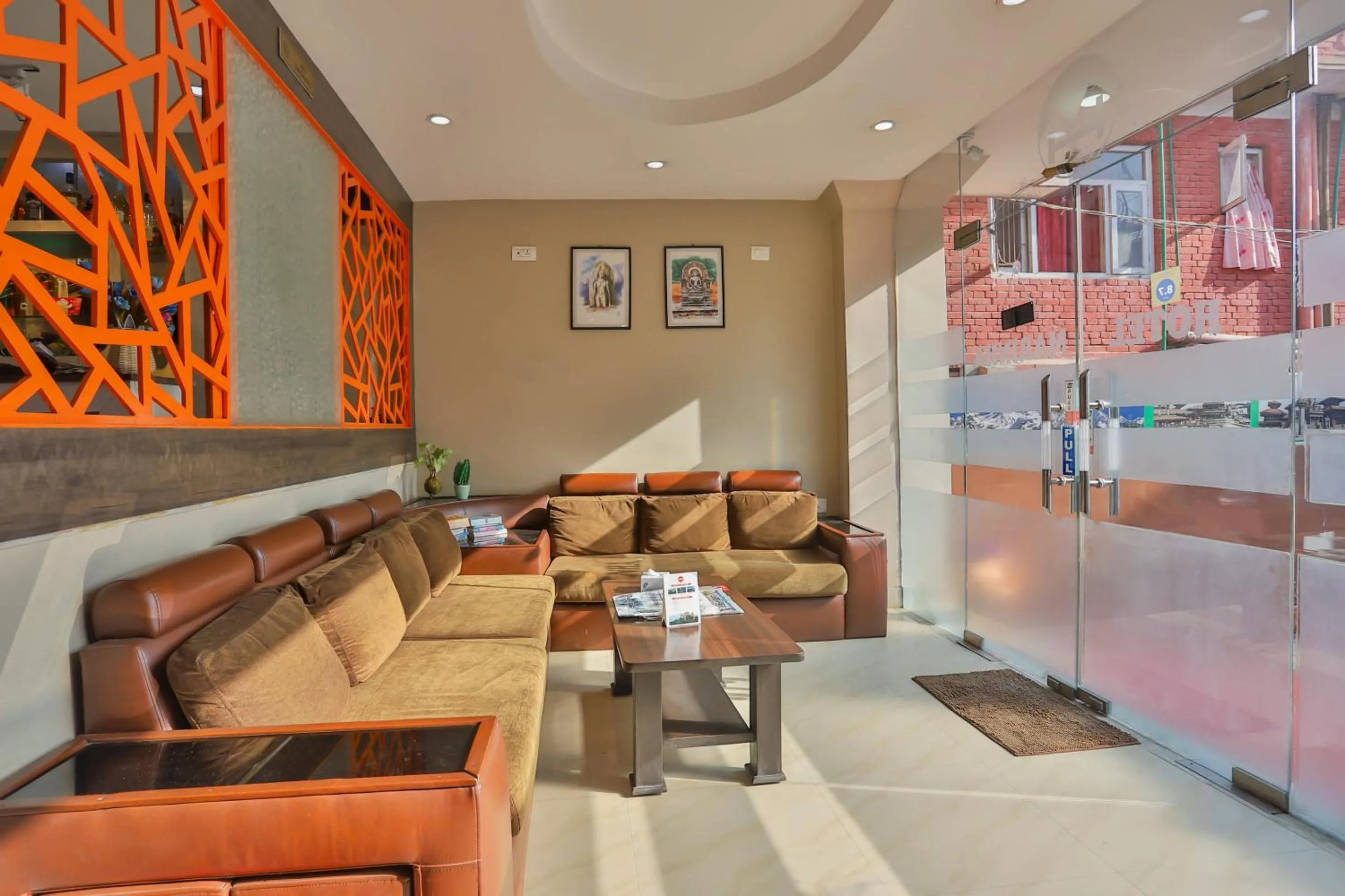 Lobby or reception in Hotel Marinha