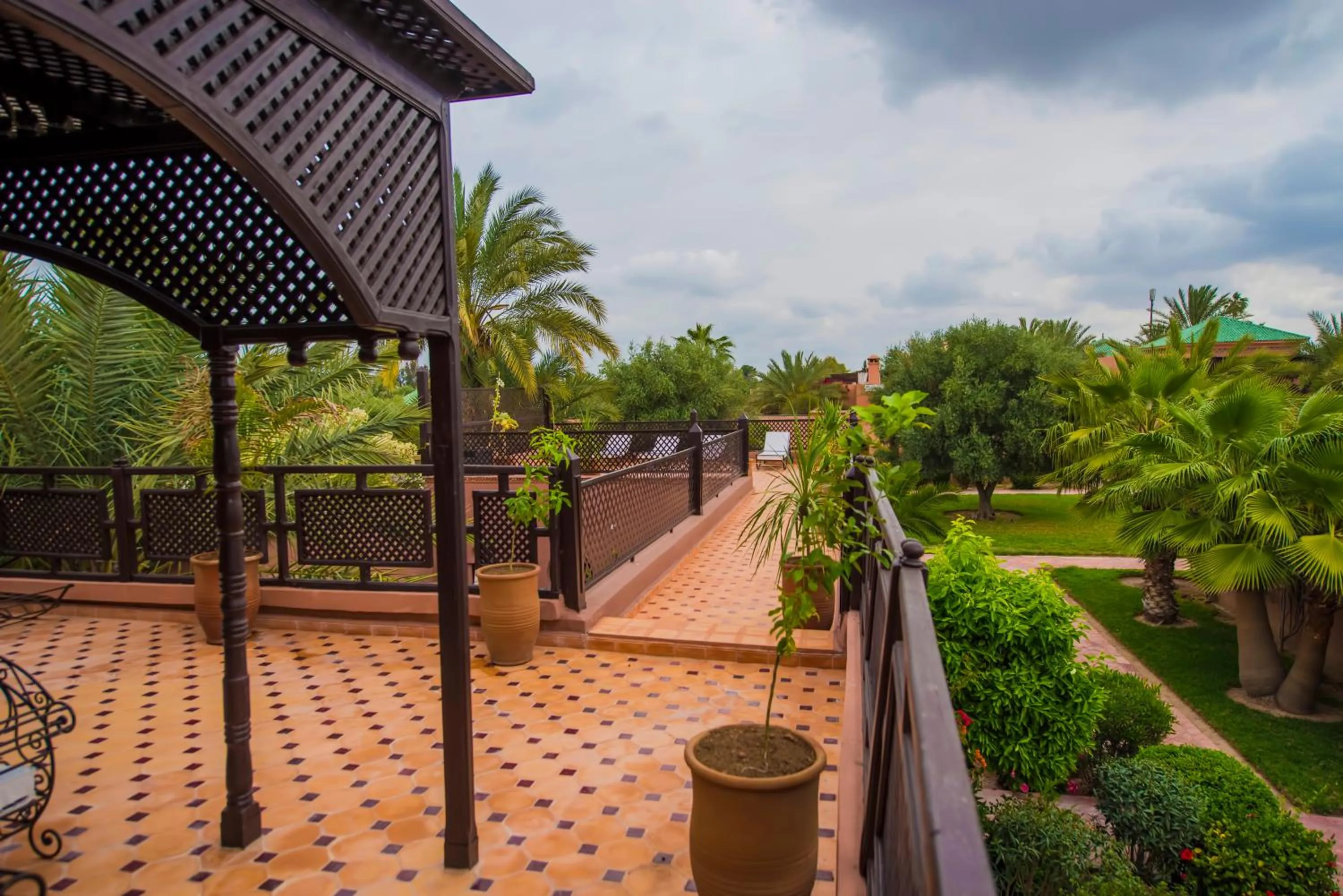 Garden view in Maison Ayda