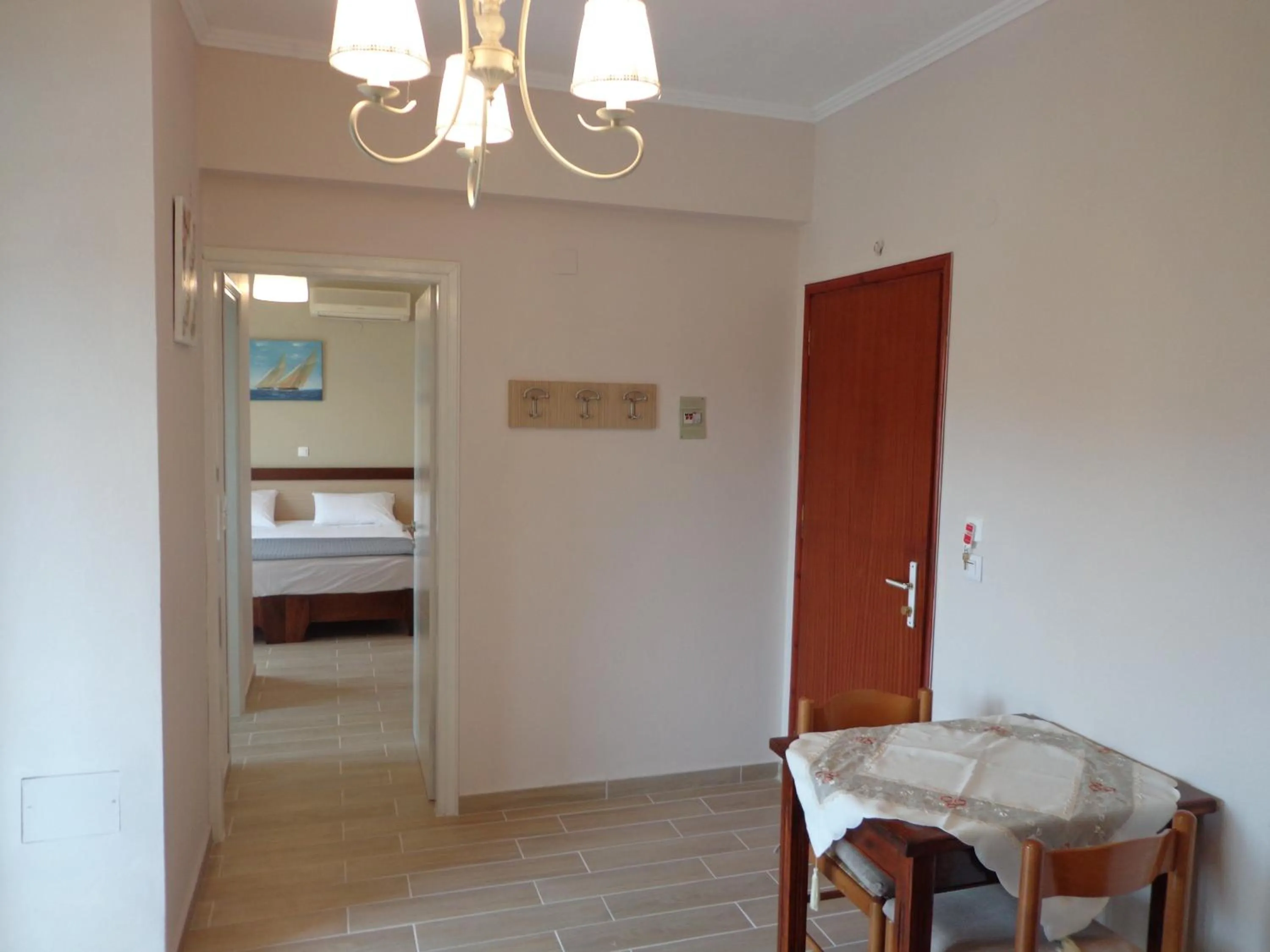 Dining area, Bed in Kalypso Gouvia