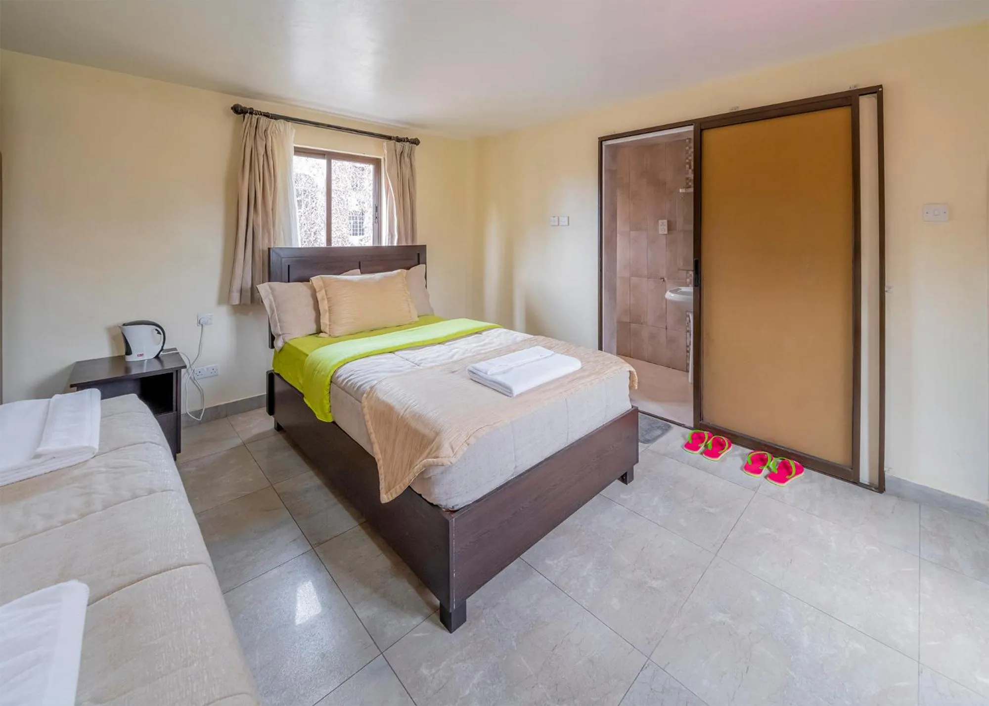 Bed in Joy Palace Hotel