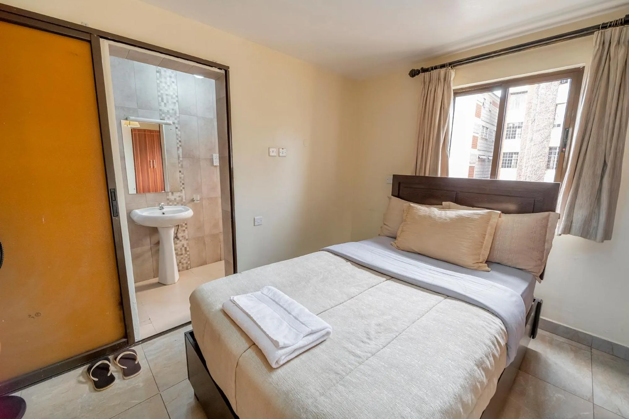 Bed in Joy Palace Hotel