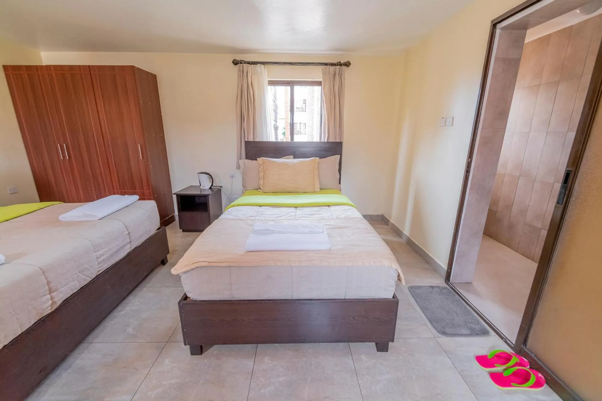 Bed in Joy Palace Hotel