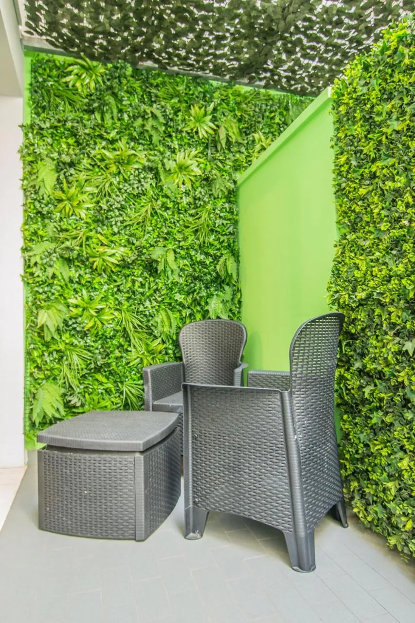Patio in Residence Hotel Mizar