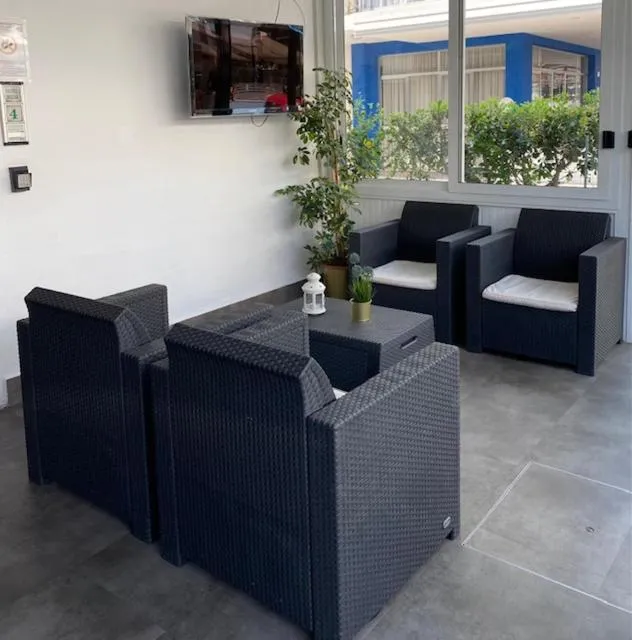 Patio in Residence Hotel Mizar