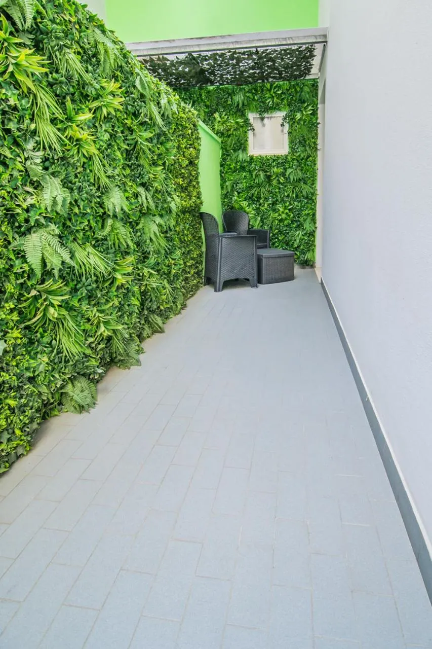 Patio in Residence Hotel Mizar