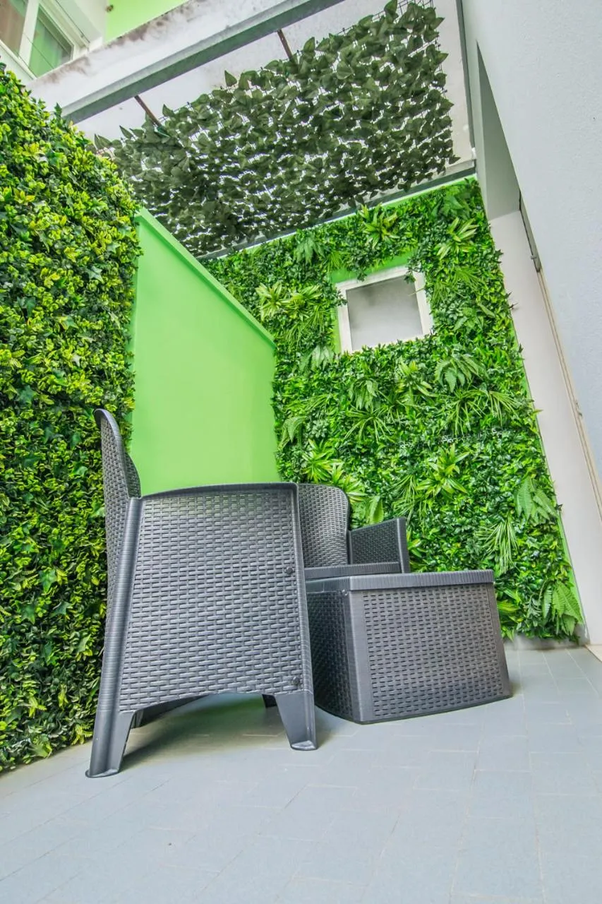 Patio in Residence Hotel Mizar