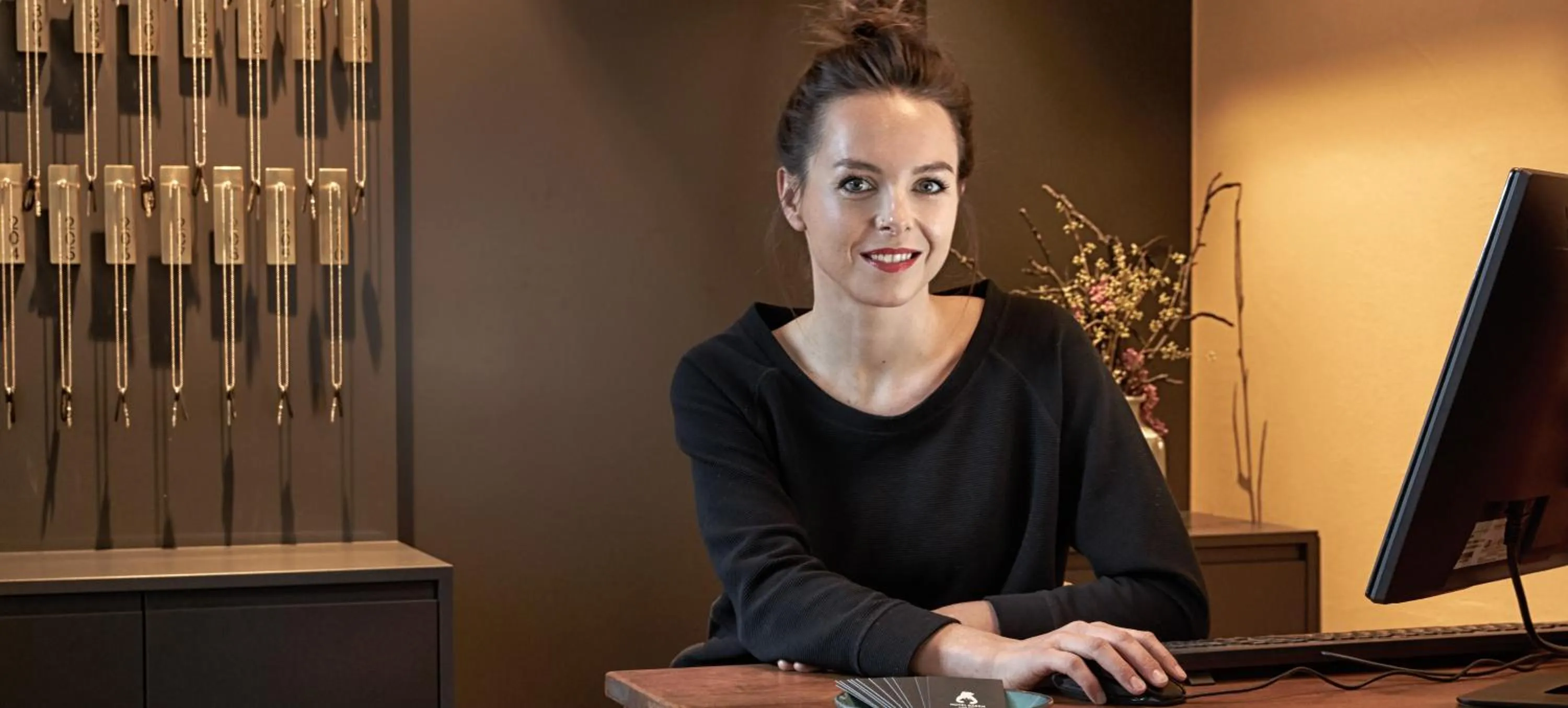 Lobby or reception in Hotel Bären