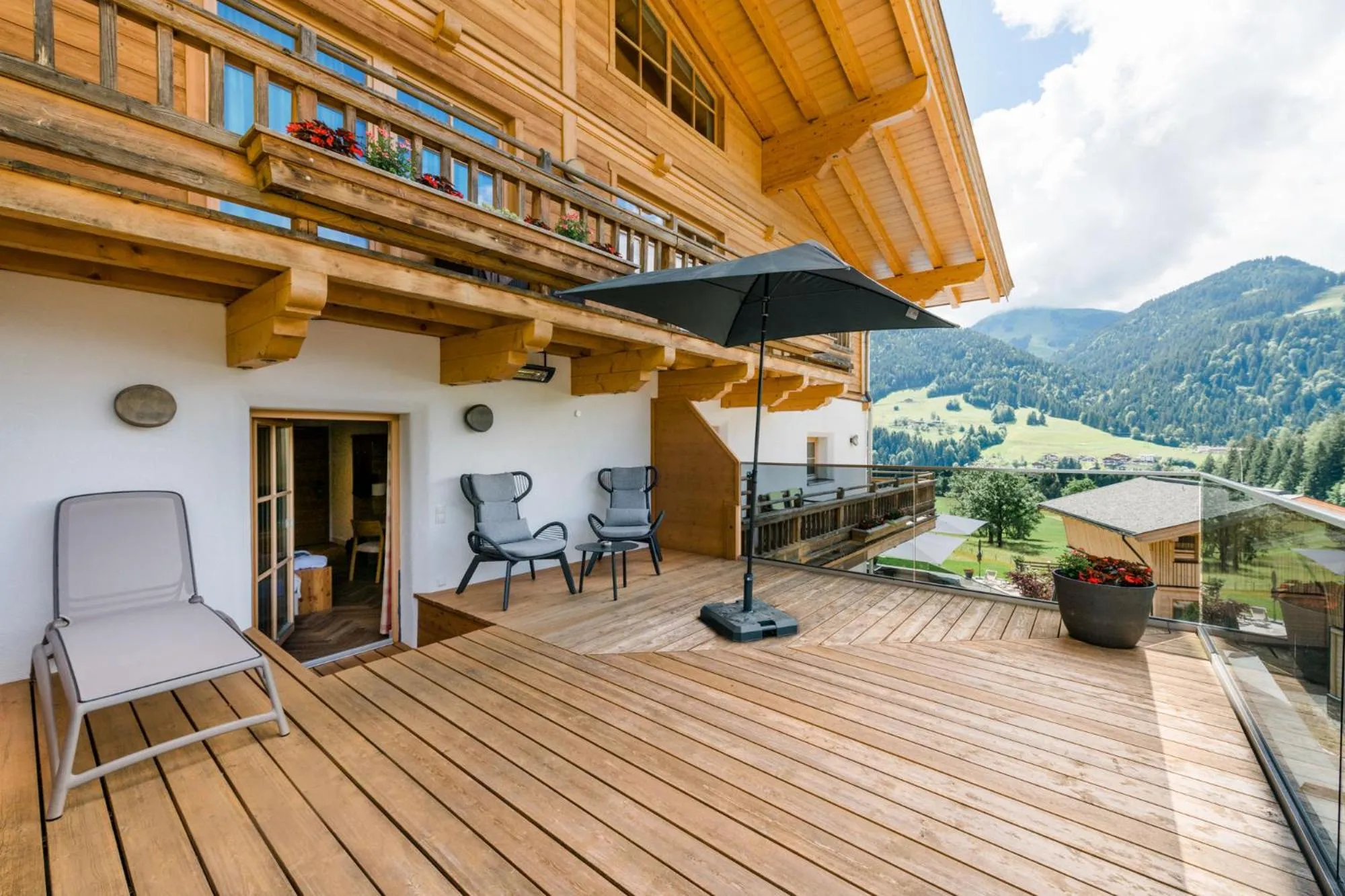 Balcony/Terrace in Beim Hochfilzer Superior 4 Sterne