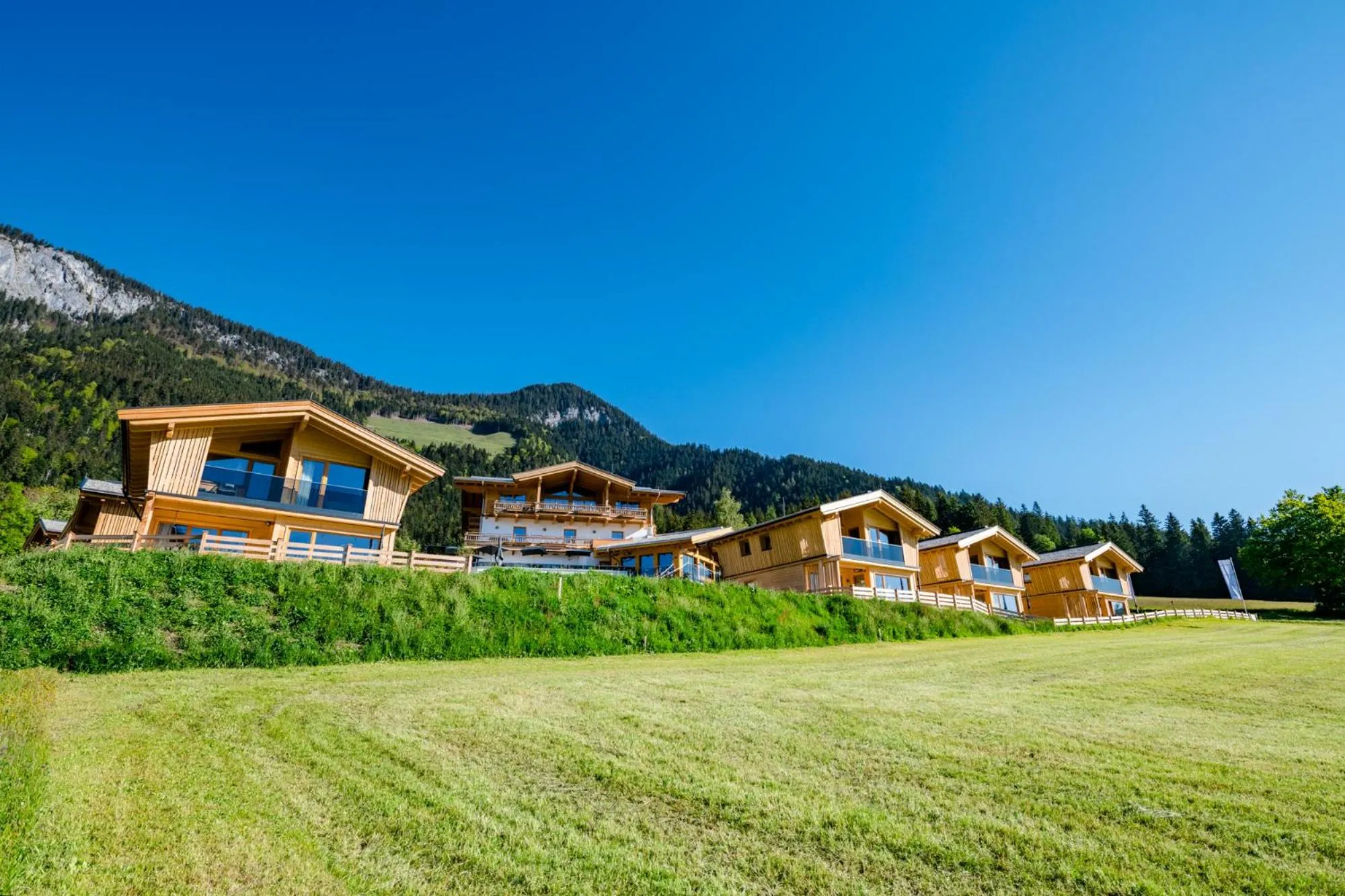 Garden view in Beim Hochfilzer Superior 4 Sterne