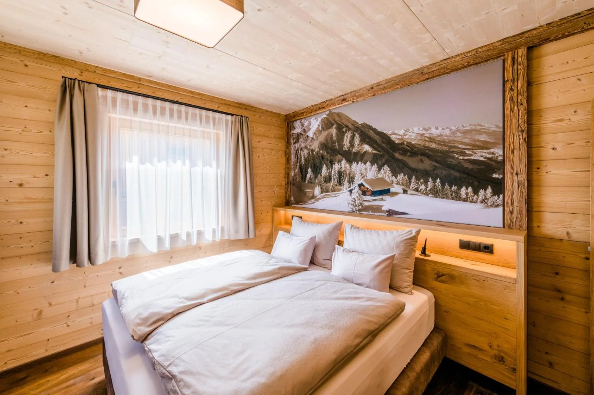 Bedroom, Bed in Beim Hochfilzer Superior 4 Sterne