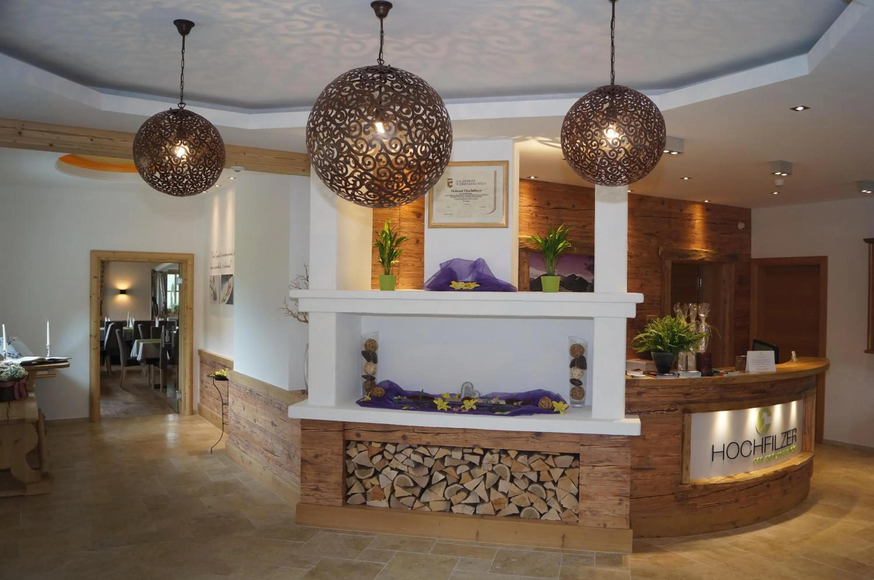 Lobby or reception in Beim Hochfilzer Superior 4 Sterne