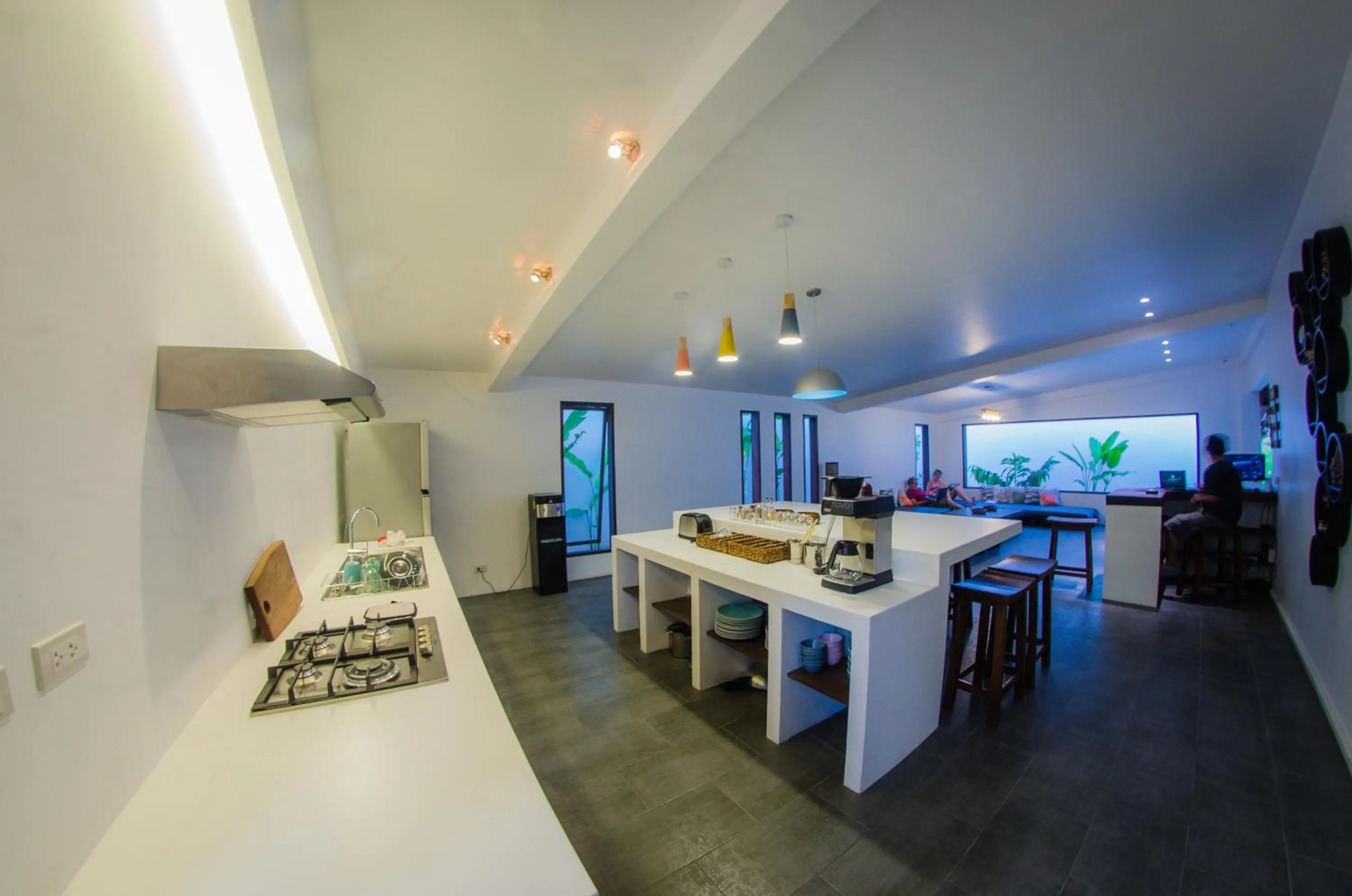 Communal kitchen in Palaka Resort