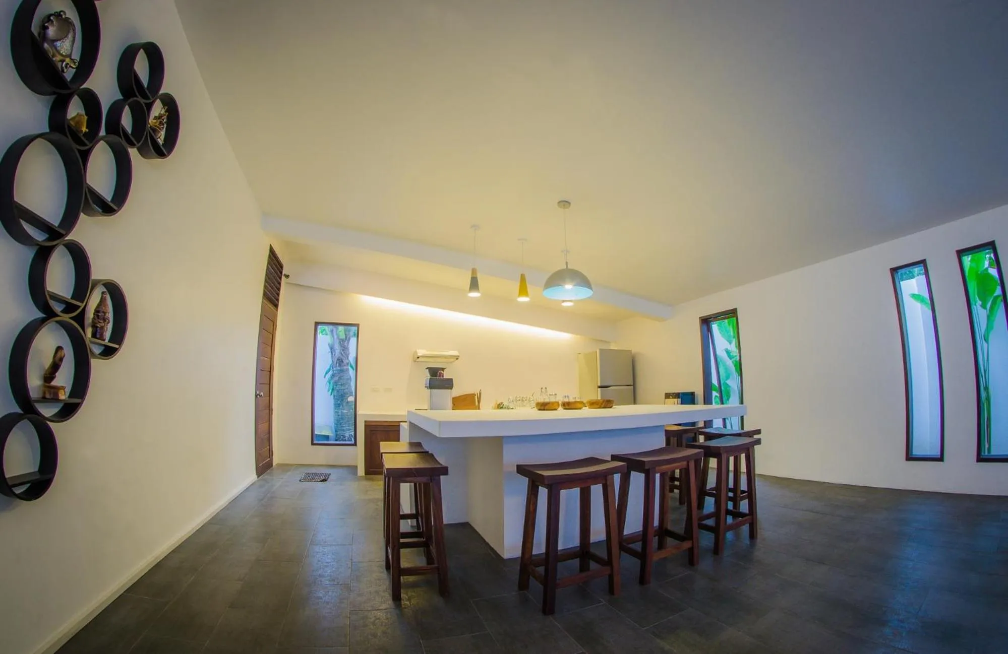 Communal kitchen in Palaka Resort