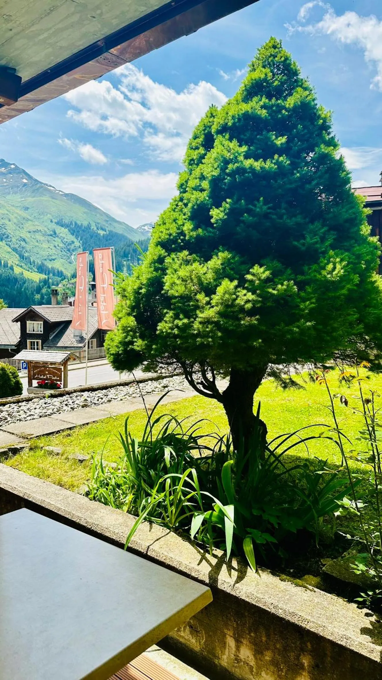 Natural landscape in Hotel Posta