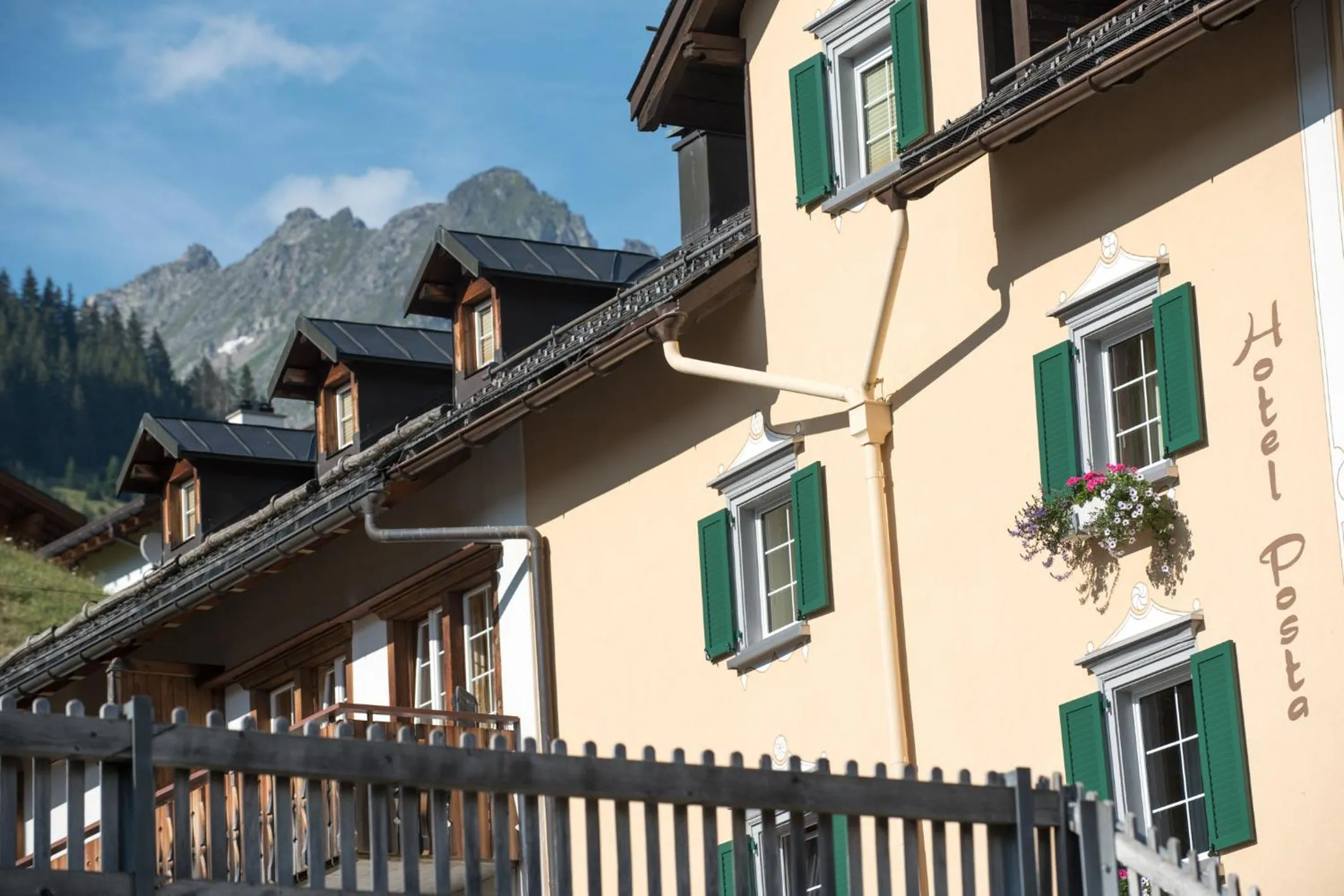 Property building in Hotel Posta