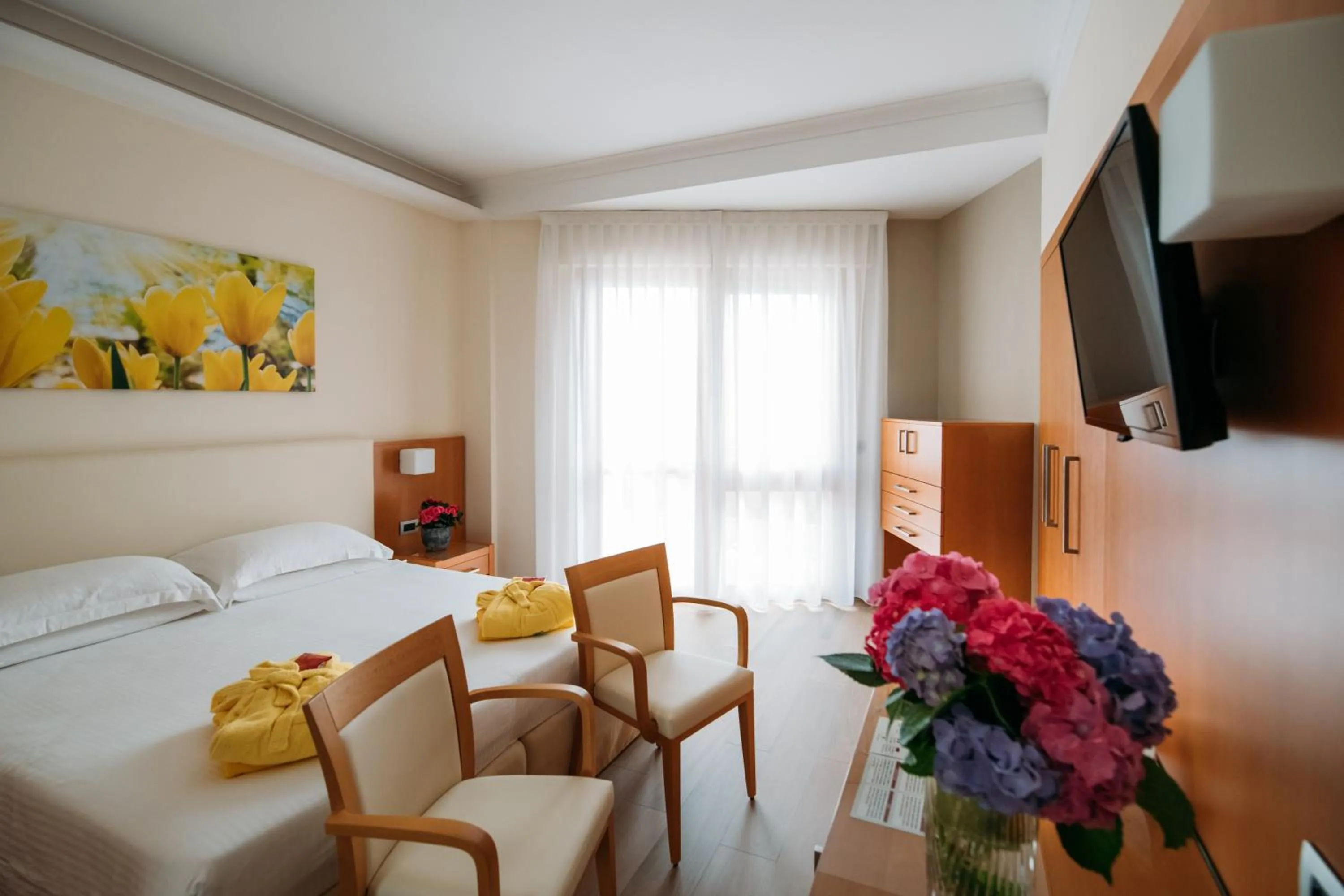 Bedroom, Bed in Hotel Terme Antoniano