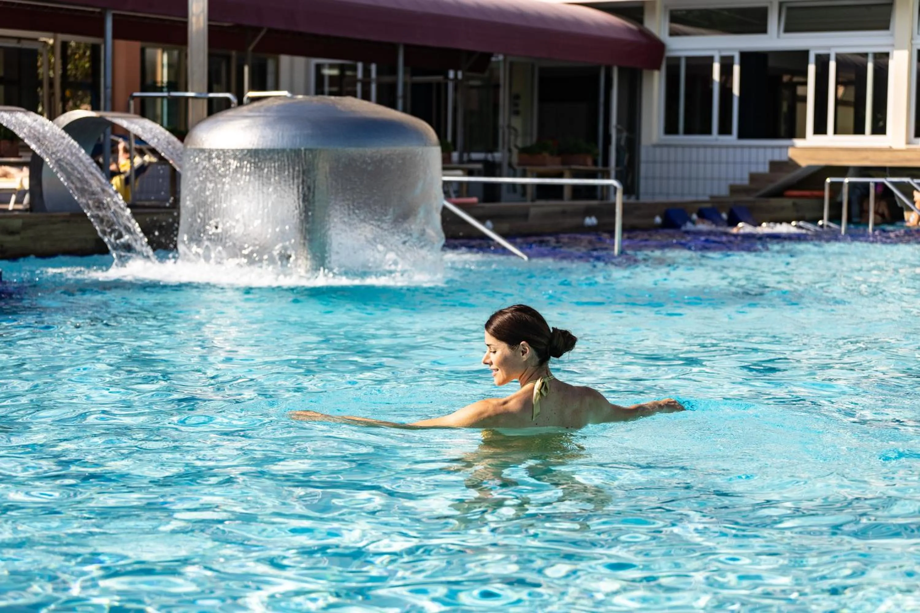 Swimming pool in Hotel Terme Antoniano