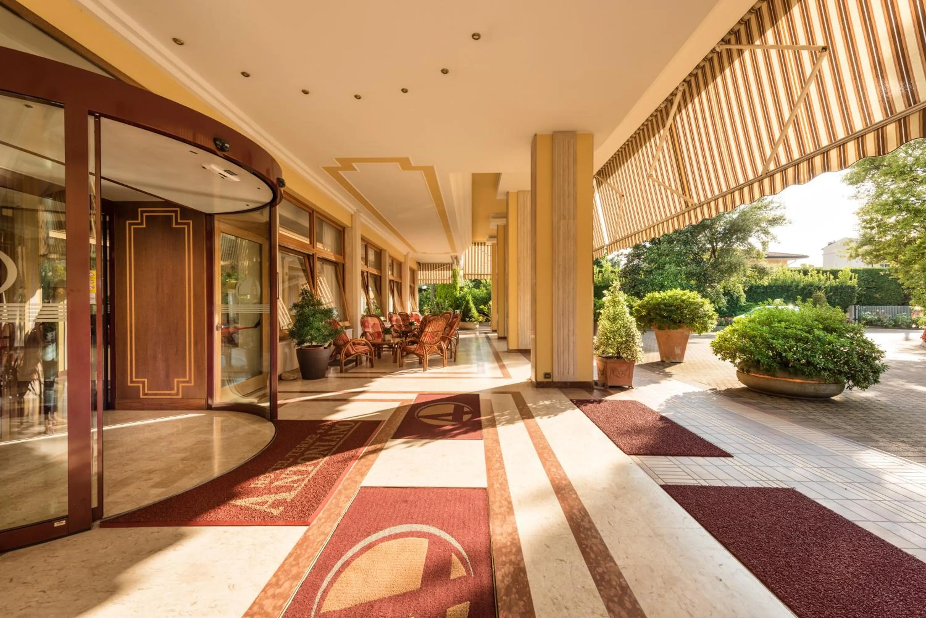 Patio in Hotel Terme Antoniano