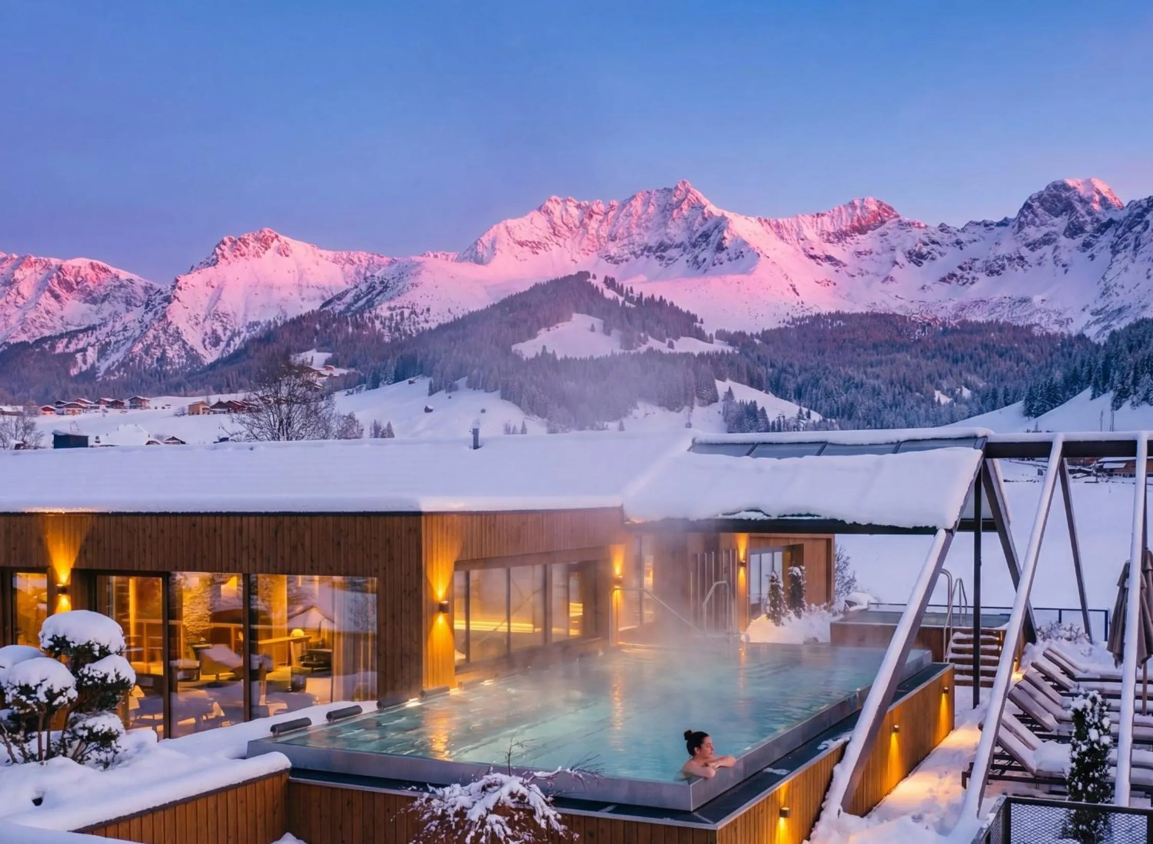 Swimming pool in Hotel Quelle Nature Spa Resort
