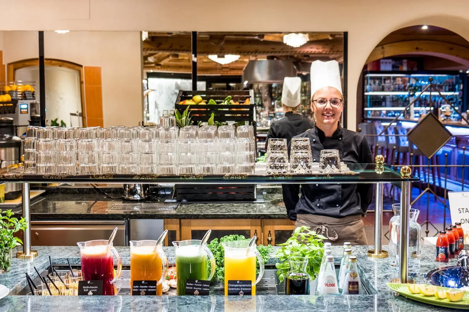 Buffet breakfast in Hotel Quelle Nature Spa Resort