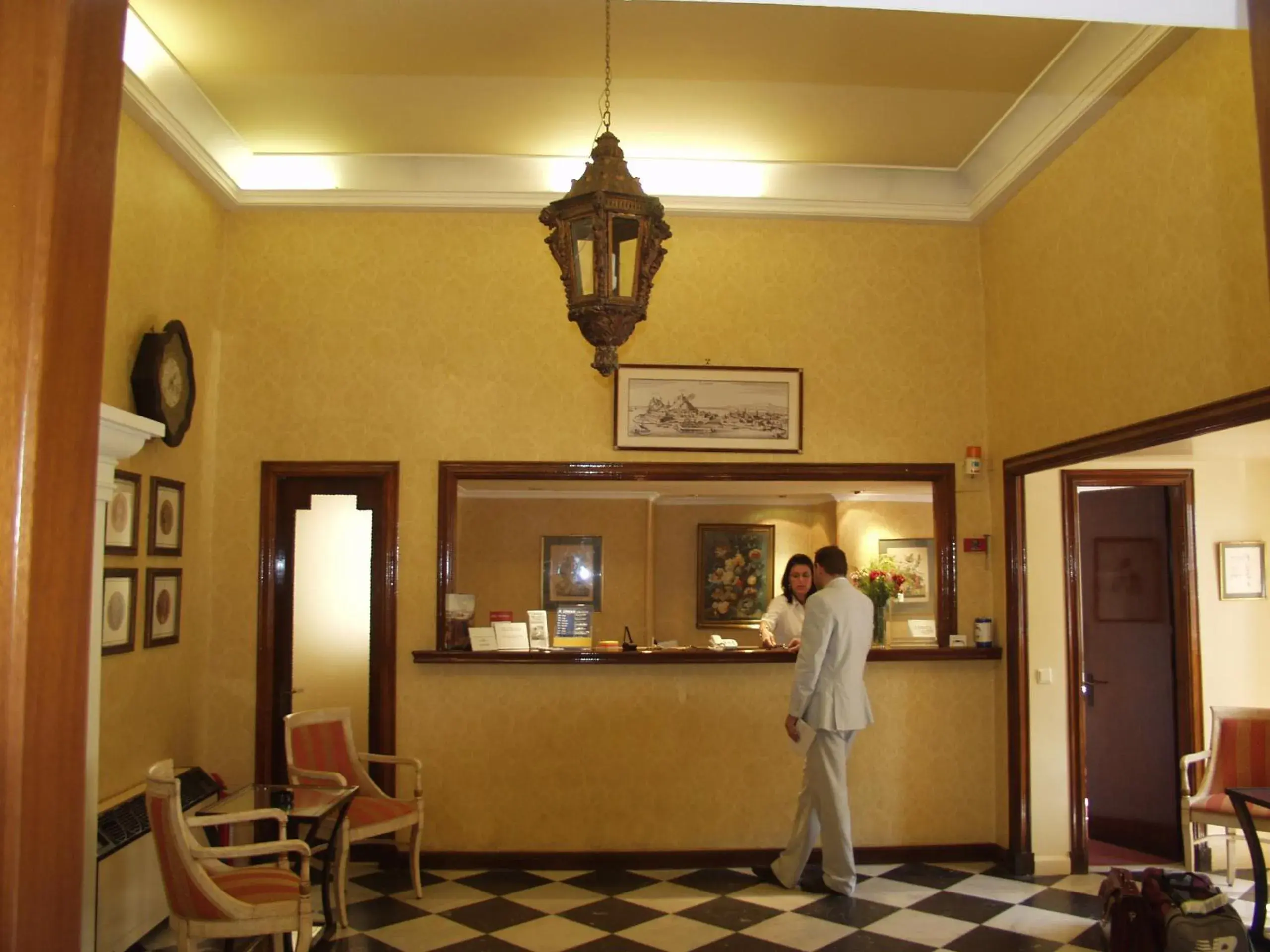 Lobby or reception in Cavalieri Hotel Lobby or reception in Cavalieri Hotel