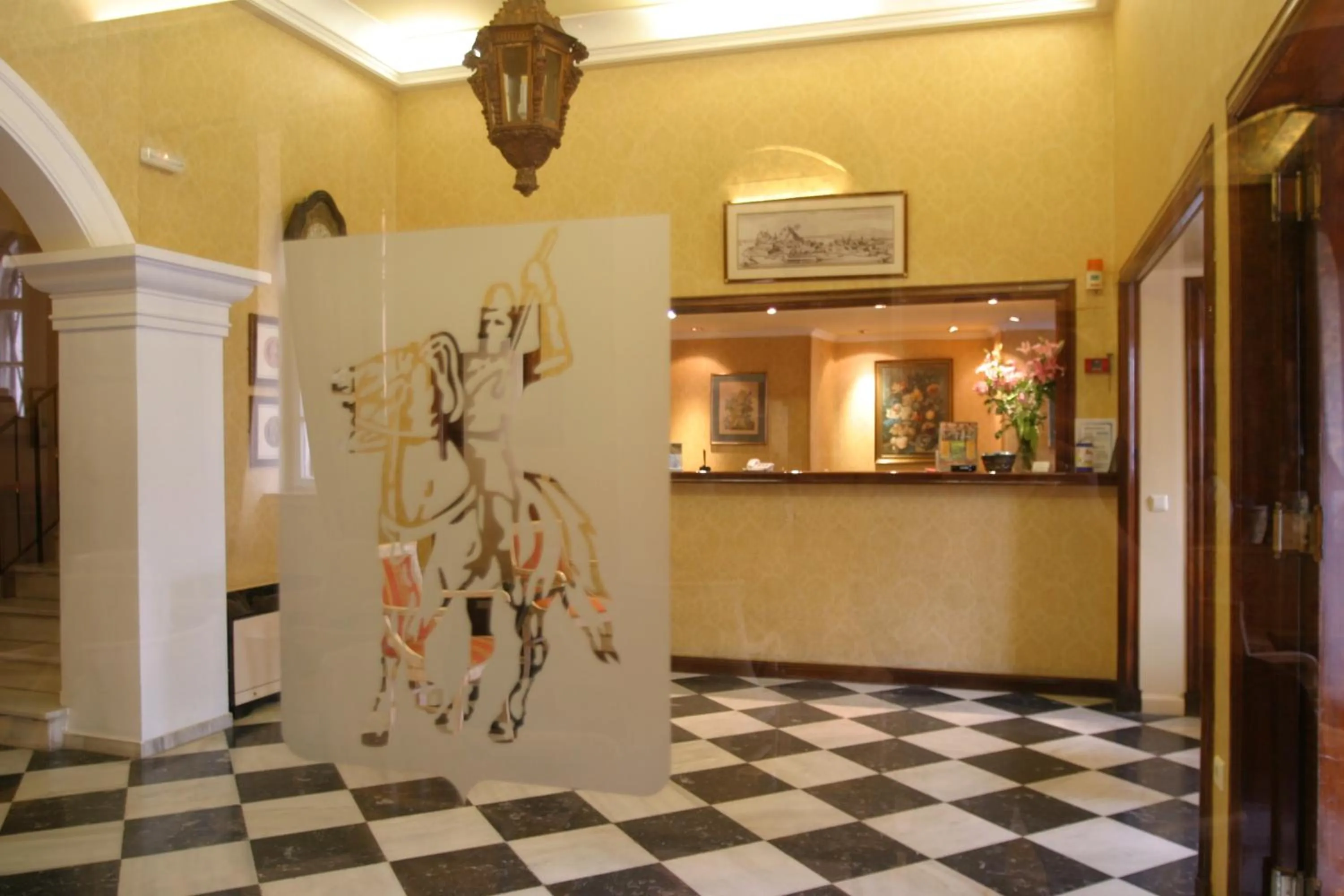 Lobby or reception in Cavalieri Hotel