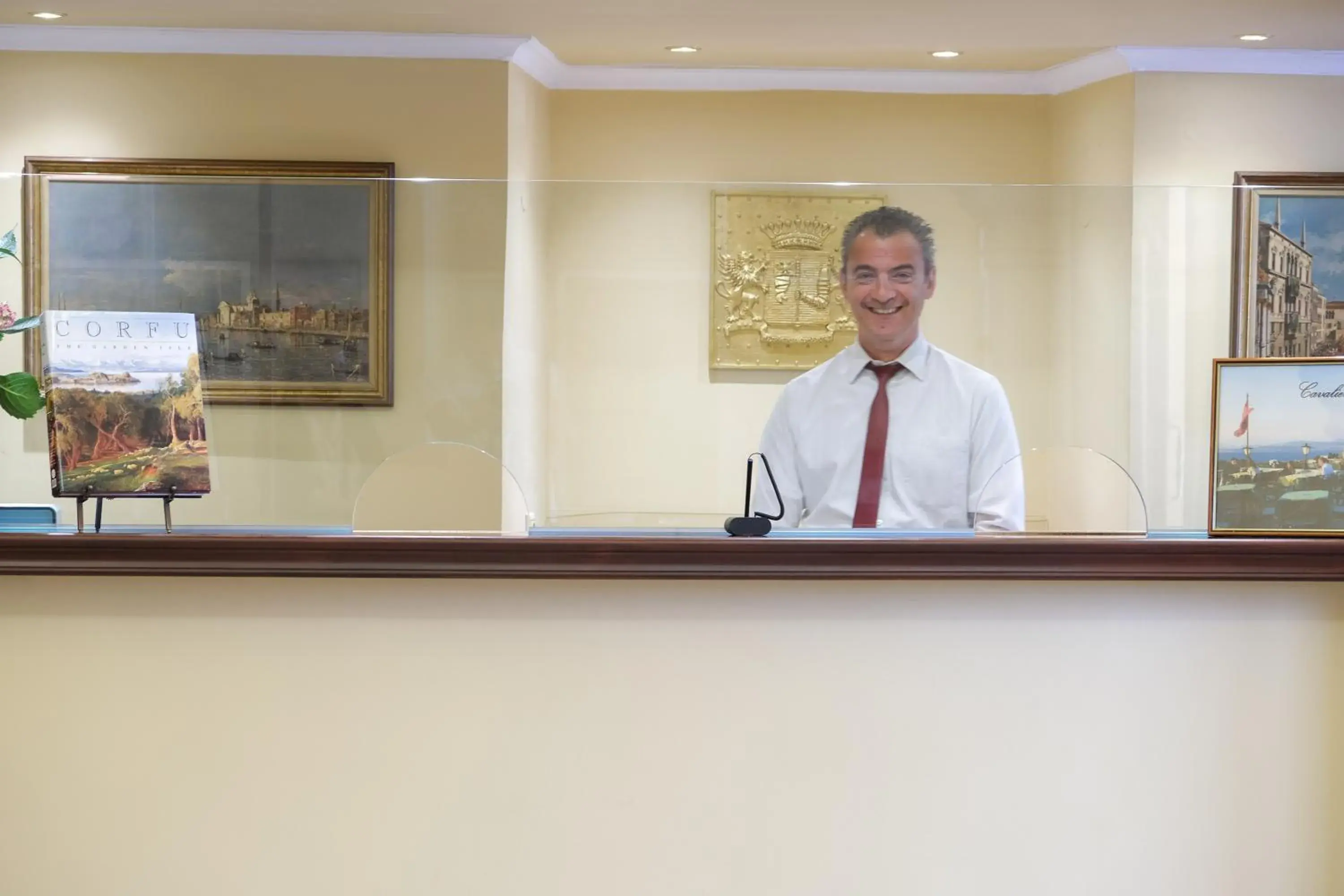 Lobby or reception in Cavalieri Hotel Lobby or reception in Cavalieri Hotel