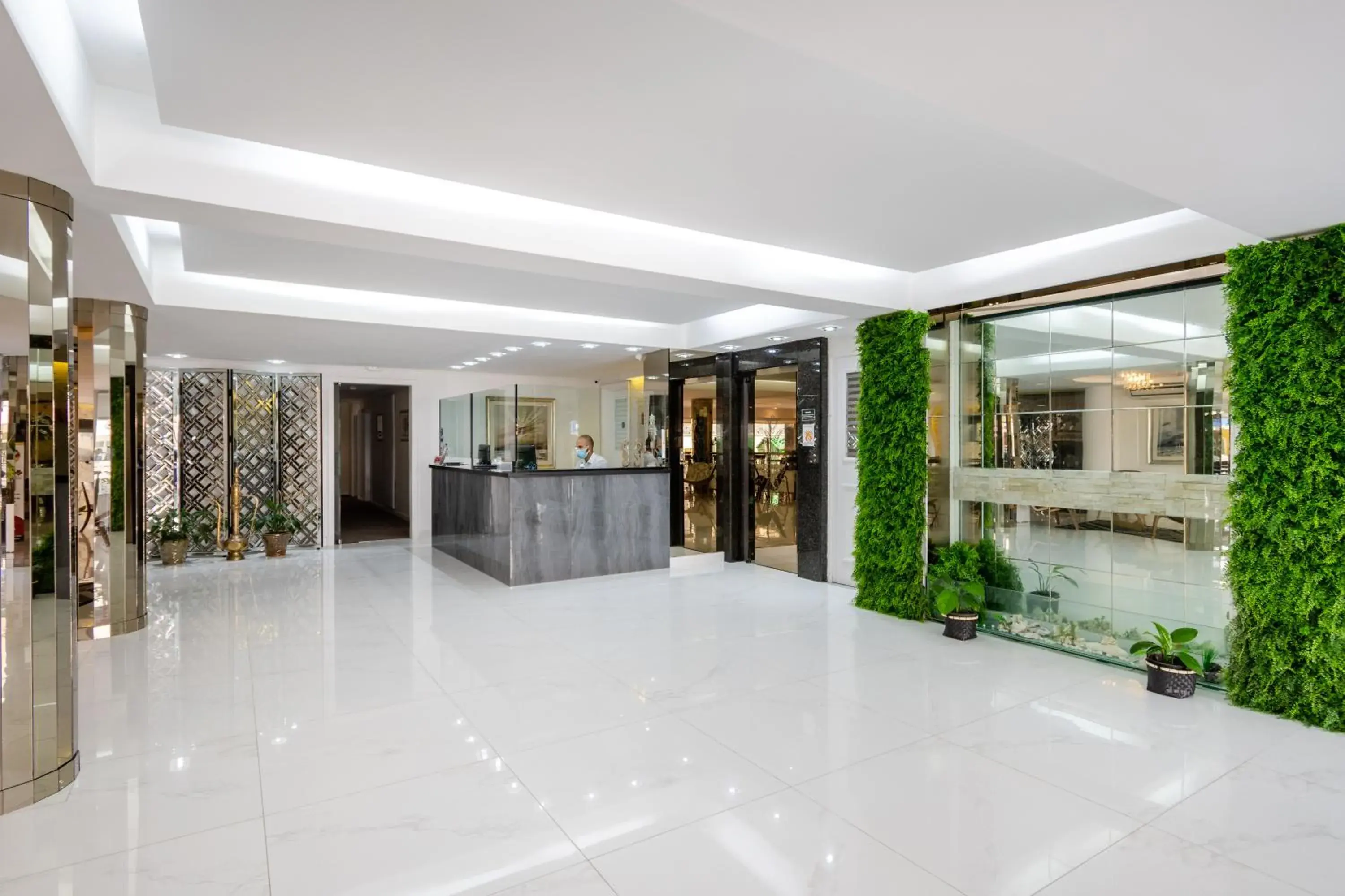 Lobby or reception in Hotel Romimar 3* Sup Lobby or reception in Hotel Romimar 3* Sup