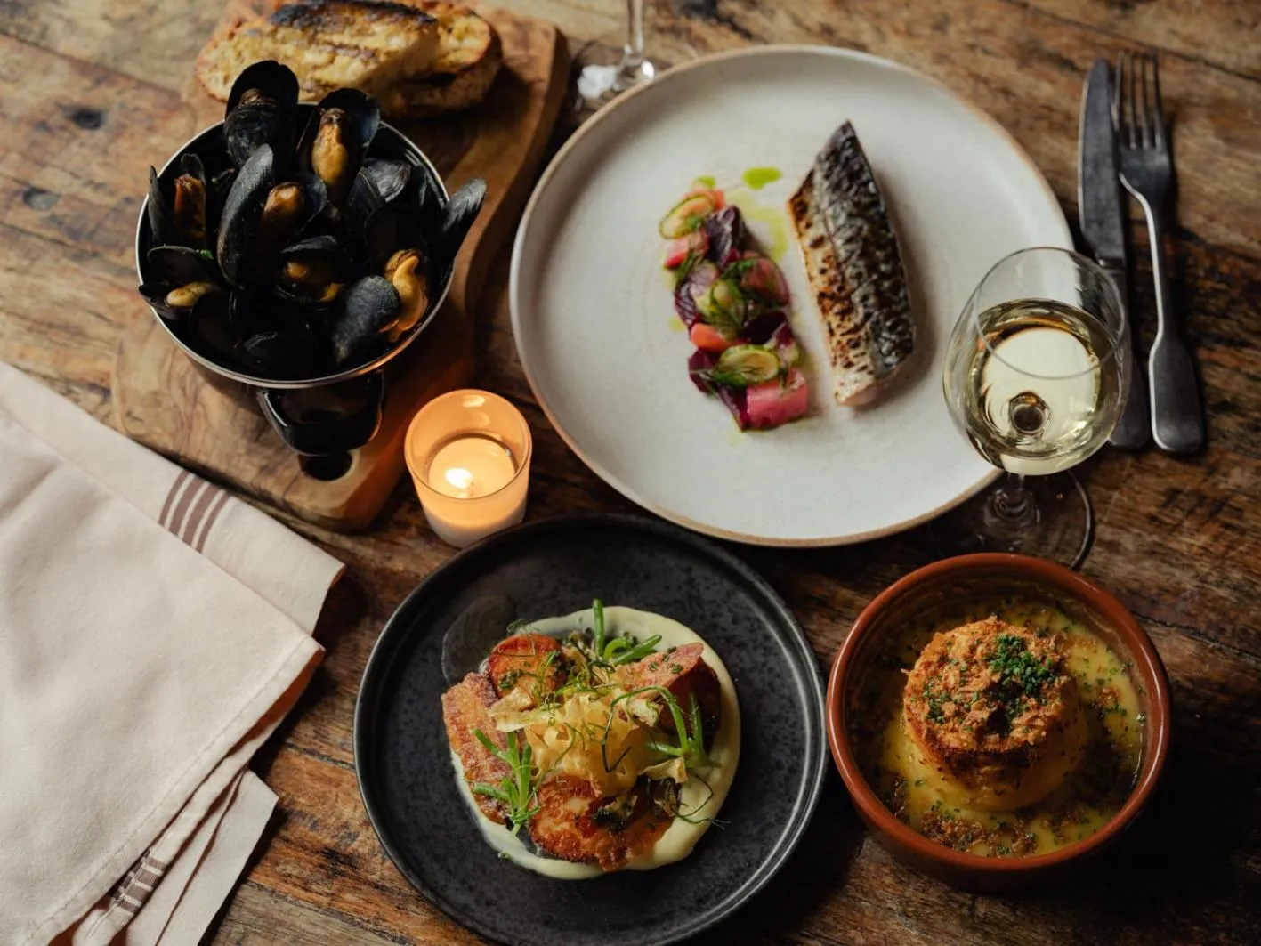 Dining area in The Grove