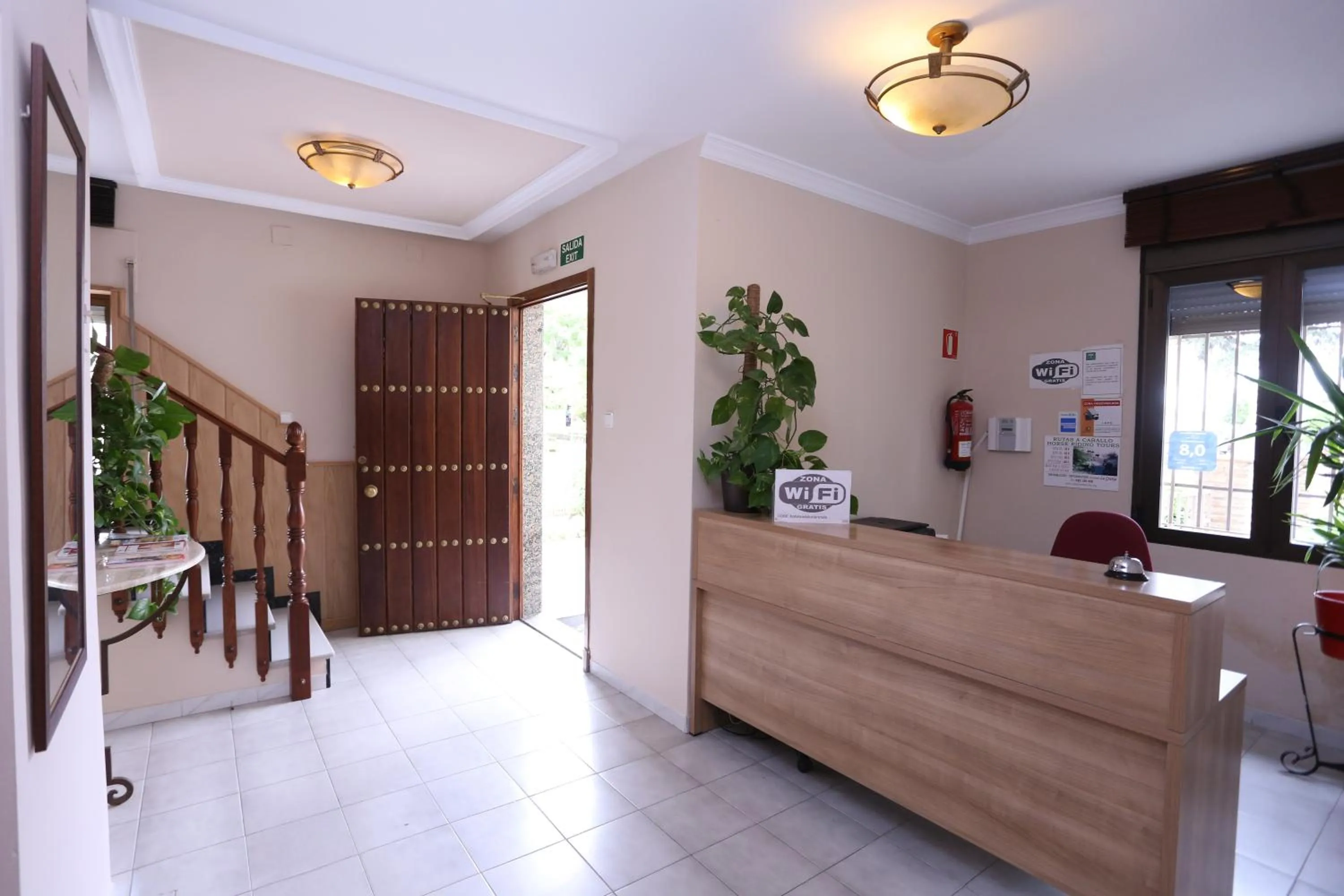 Lobby or reception in Hotel Andalucia