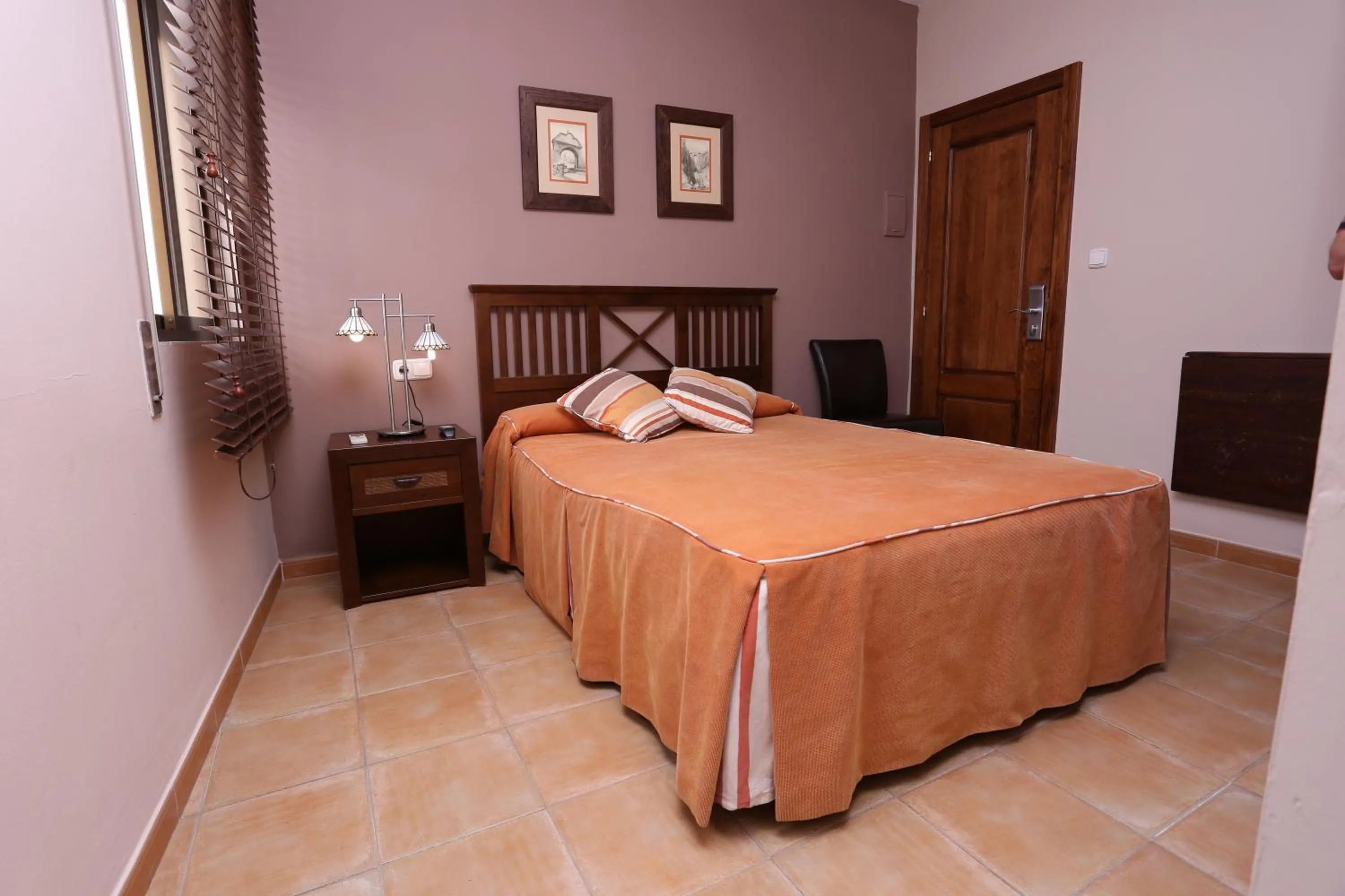 Decorative detail, Bed in Hotel Andalucia