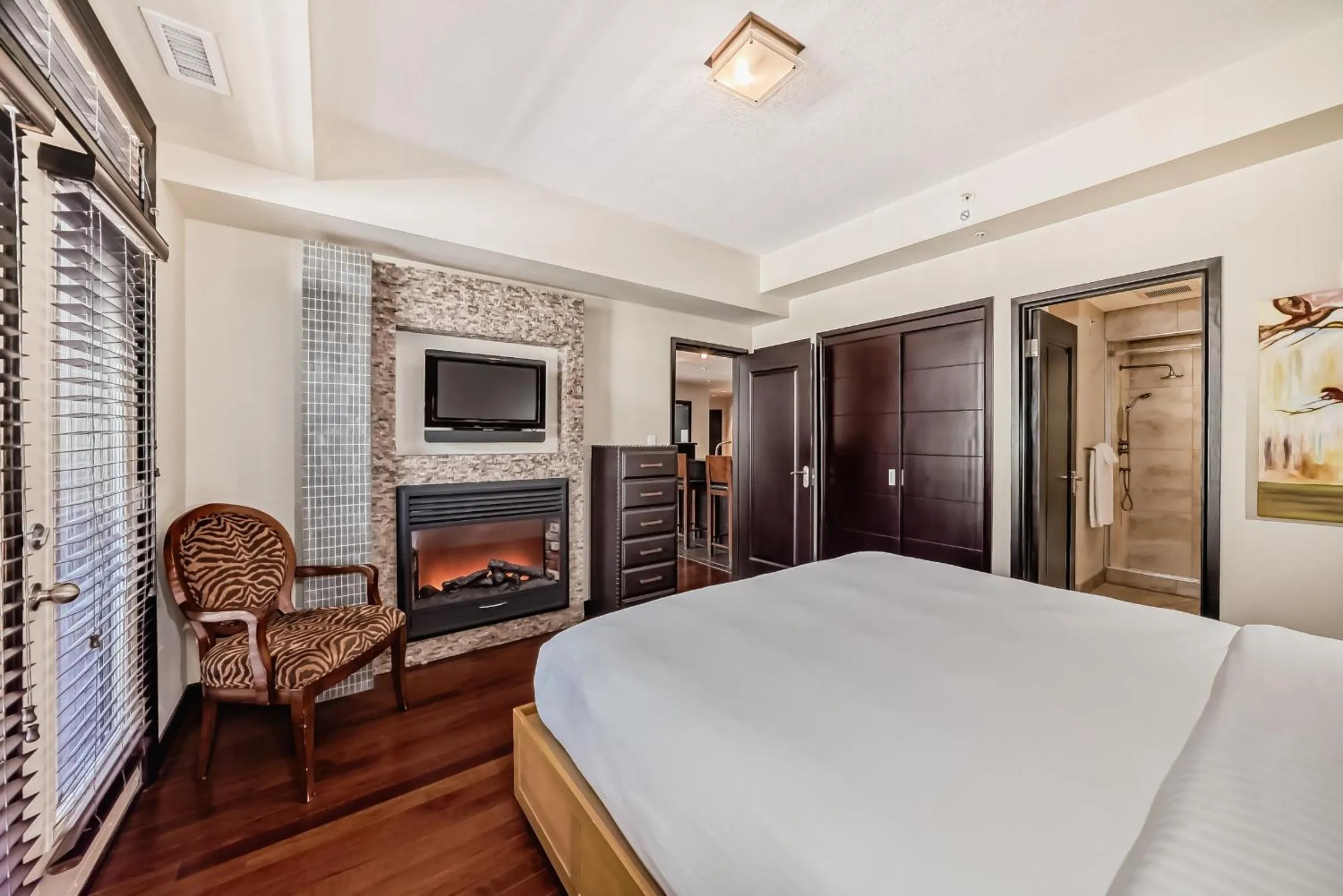 Bed in Copper Point Resort