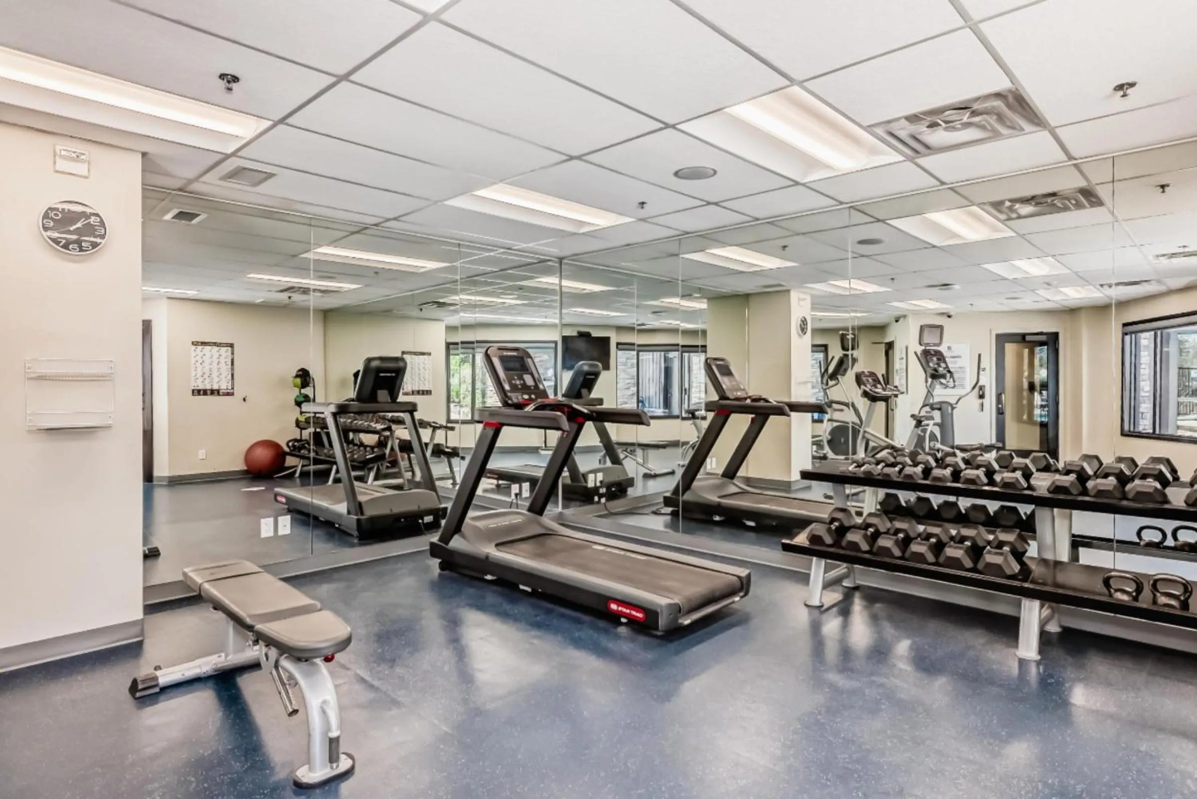 Fitness centre/facilities in Copper Point Resort