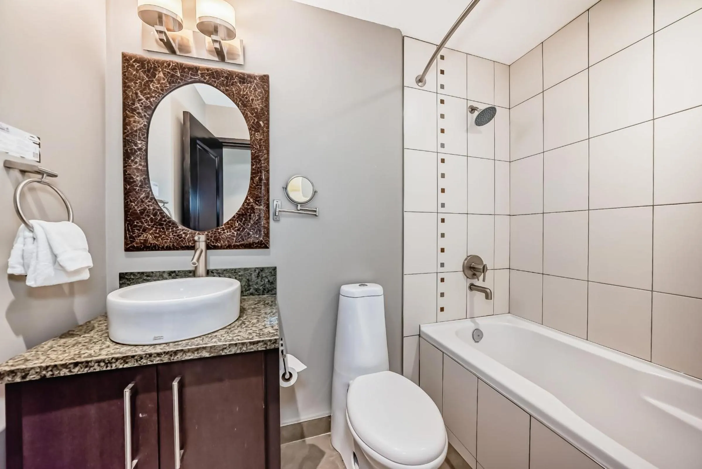 Shower in Copper Point Resort