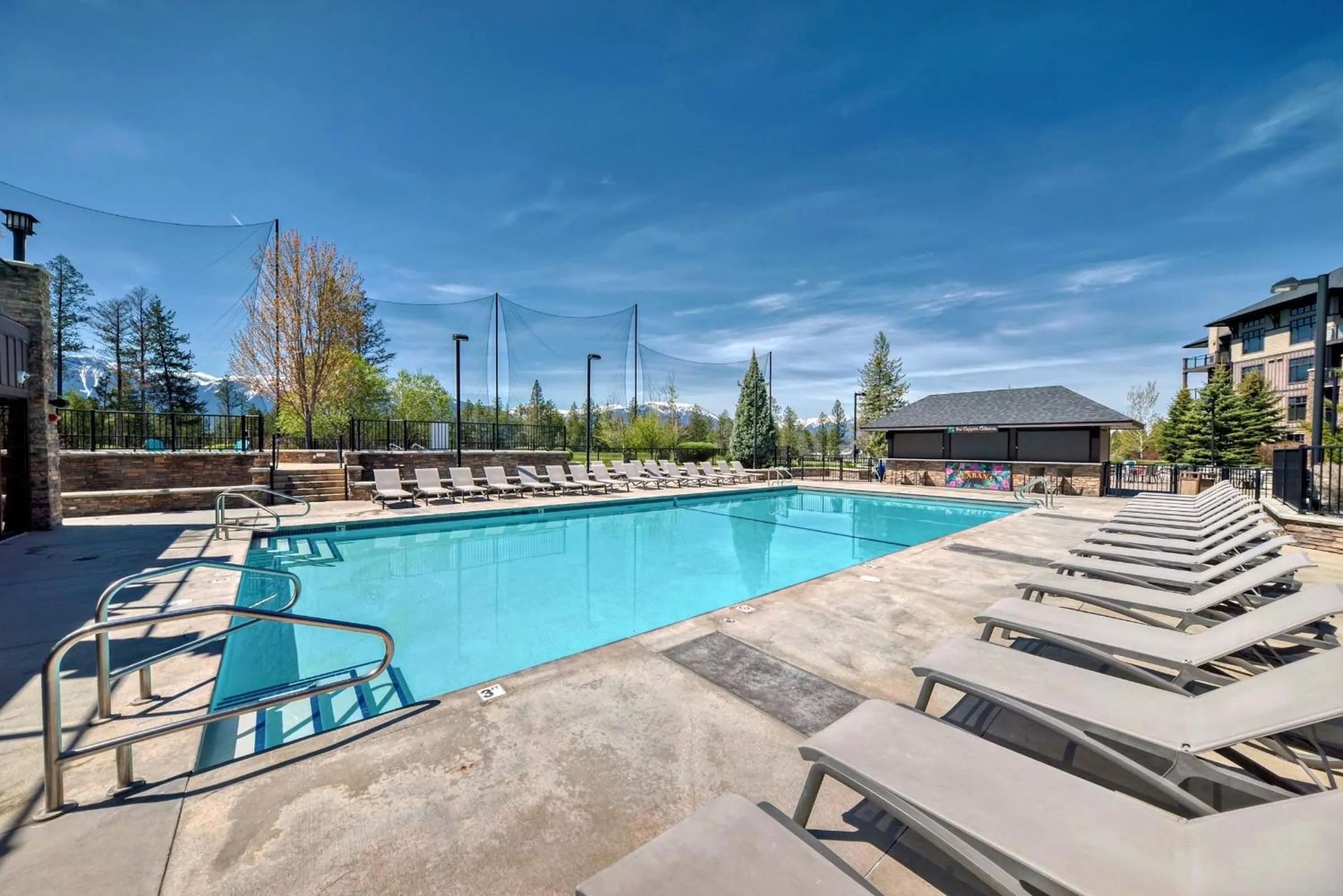 Pool view in Copper Point Resort
