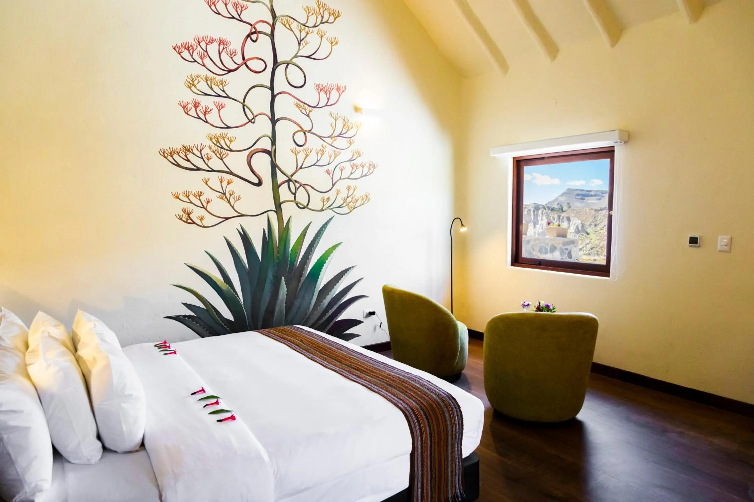 Bed in Colca Lodge Spa & Hot Springs