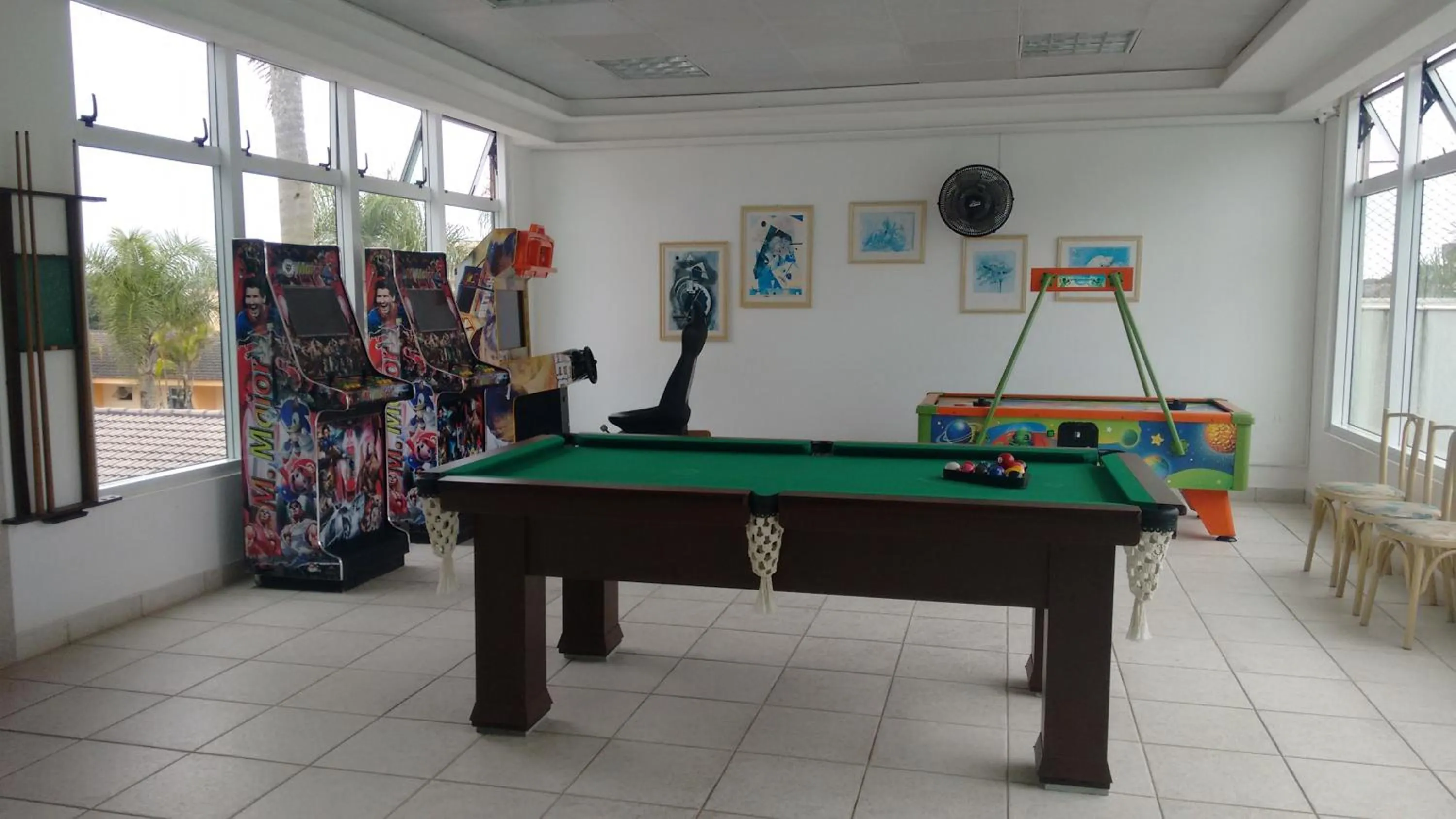 Game Room in Hotel Santa Paula