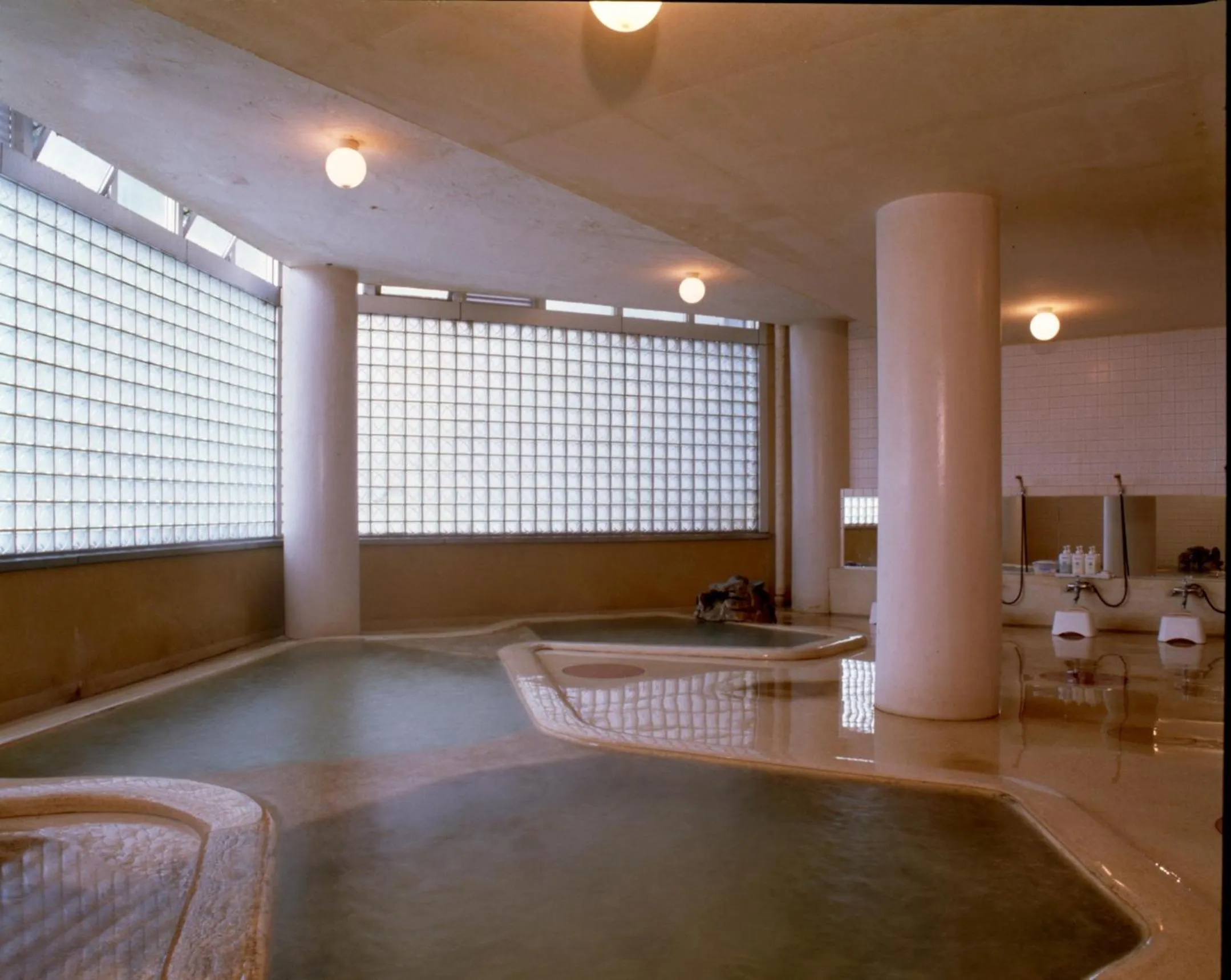Hot Spring Bath in Akakura Hotel