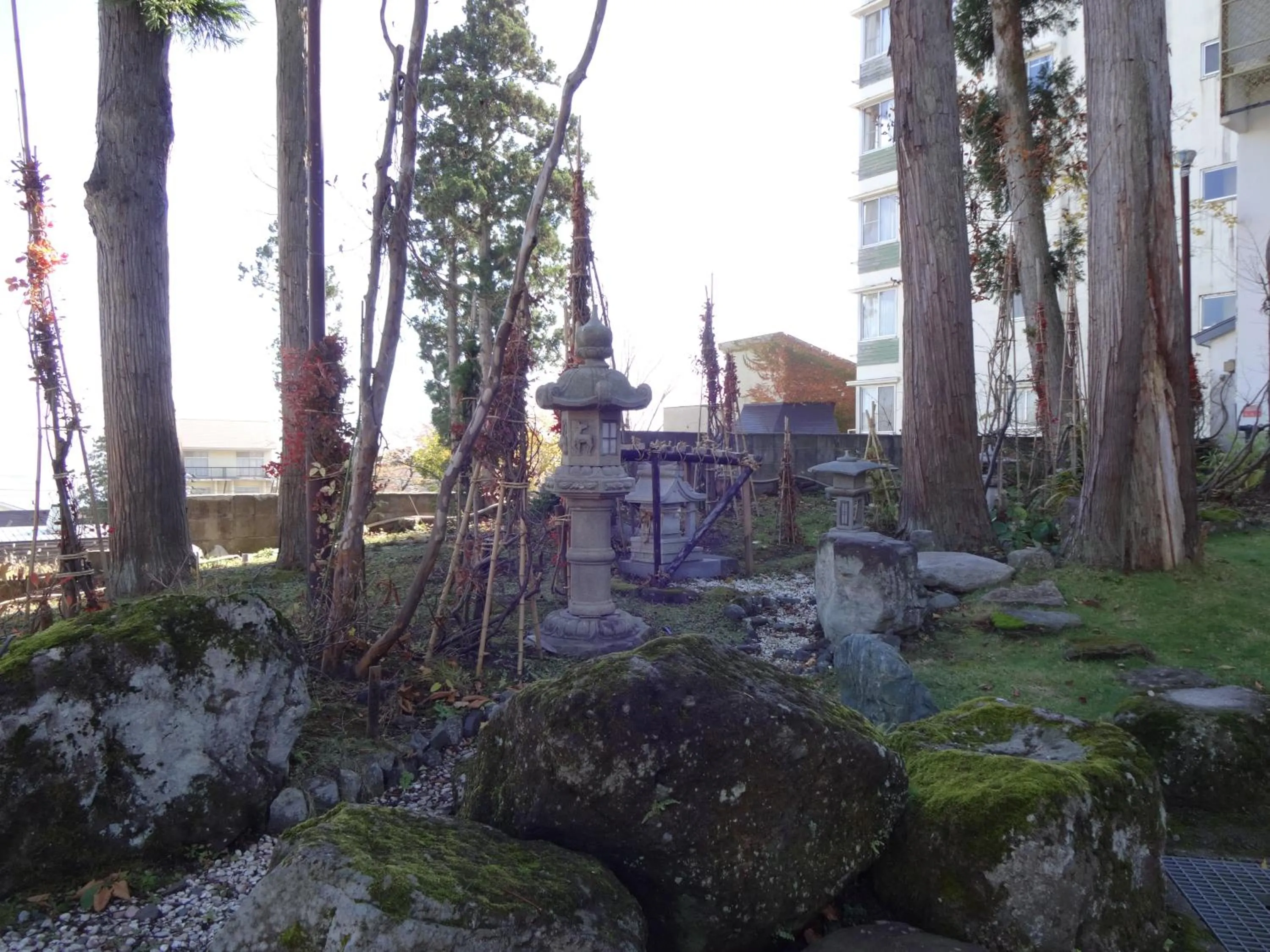 Garden in Akakura Hotel