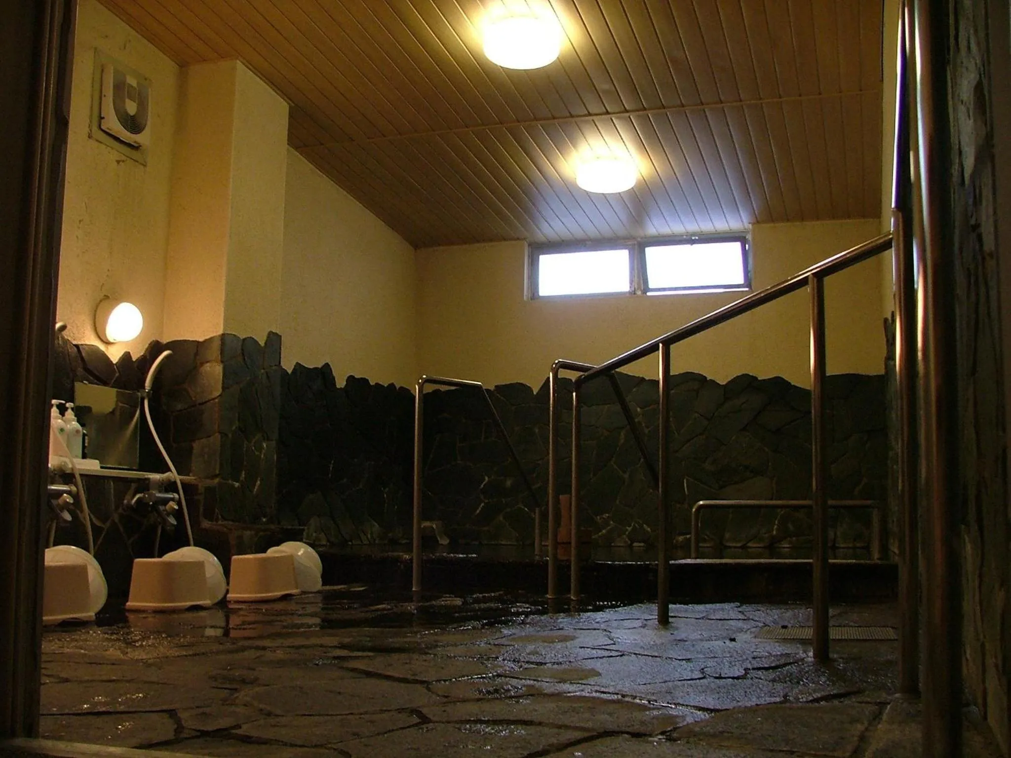 Hot Spring Bath in Akakura Hotel