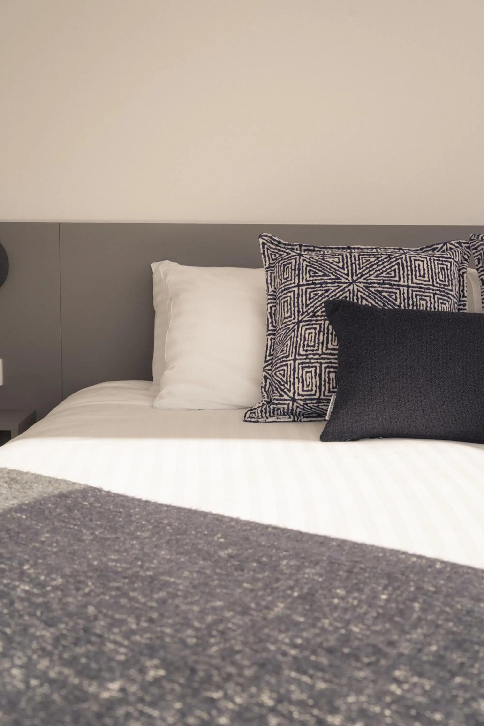 Bed in 429 Apartments & Suites